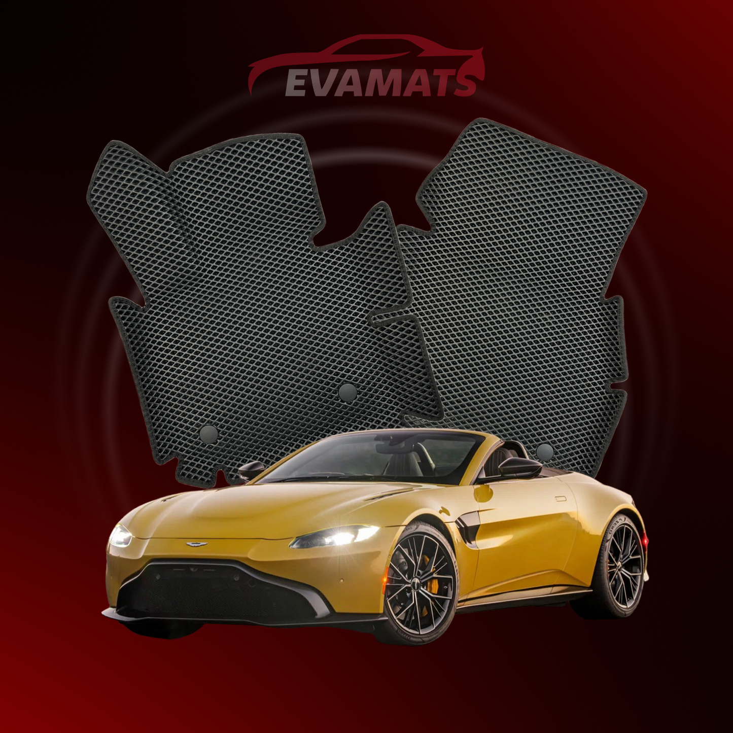 Autokoberce EVAMATS pro Aston Martin Vantage V8 4 gen 2017-2023 rok ROADSTER