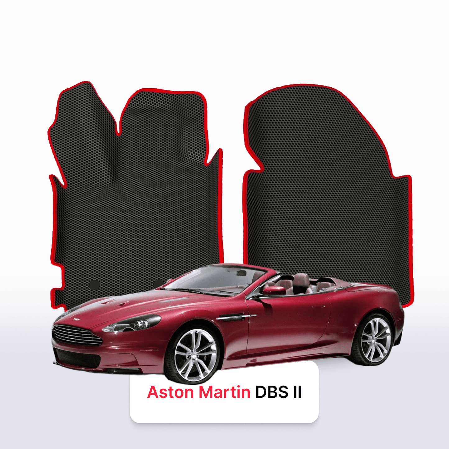 Autokoberce EVAMATS pro Aston Martin DBS 2 gen 2007-2012 rok CABRIO Volante