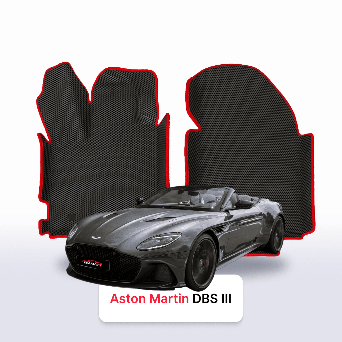 Autokoberce EVAMATS pro Aston Martin DBS 3 gen 2018-2023 rok CABRIO
