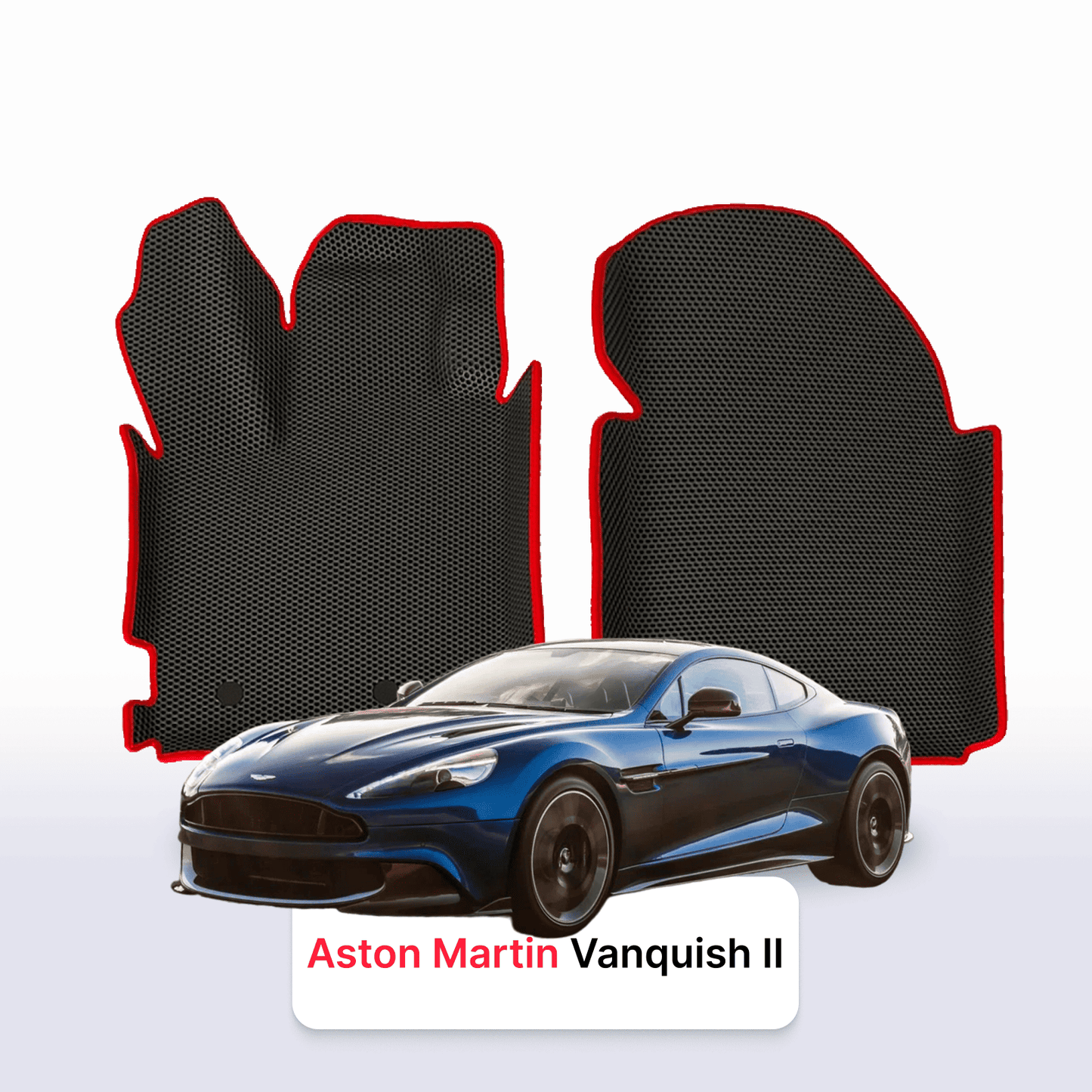 Autokoberce EVAMATS pro Aston Martin Vanquish 2 gen 2012-2018 rok COUPE-S