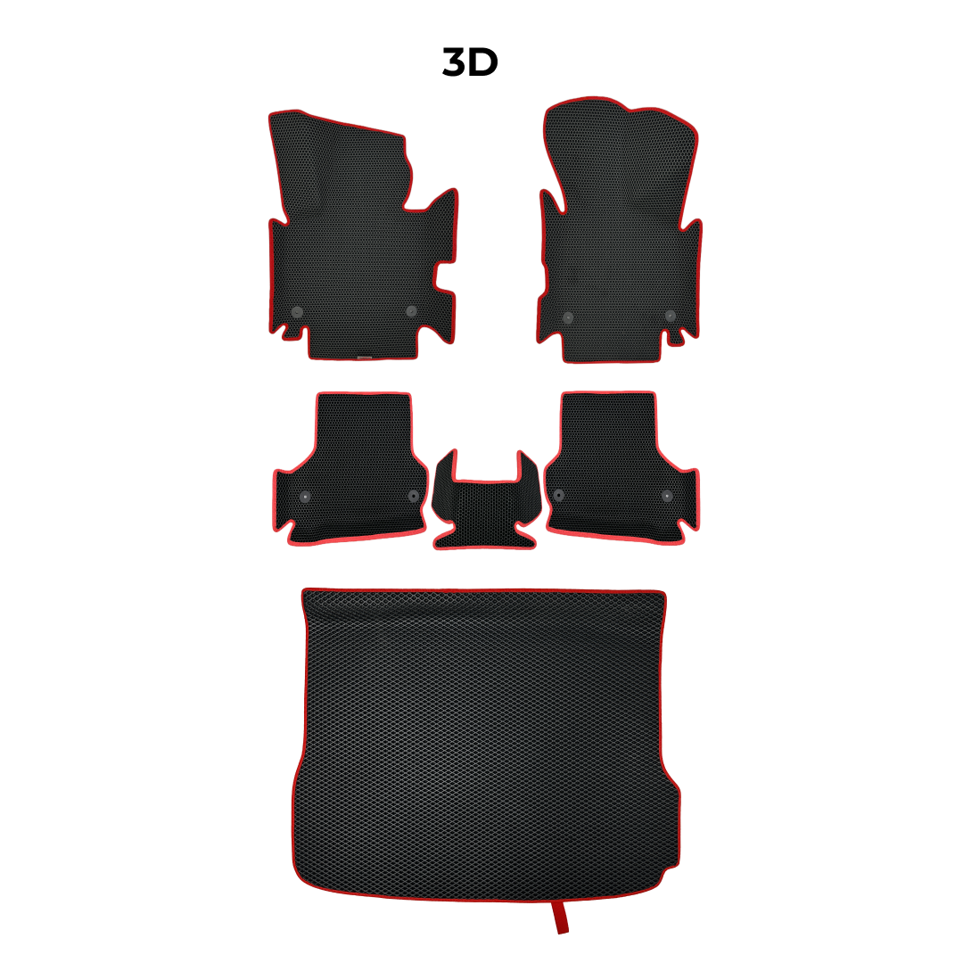 Autokoberce EVAMATS pro Audi A3(8P) 2 gen 2003-2013 rok HATCHBACK 3dv.
