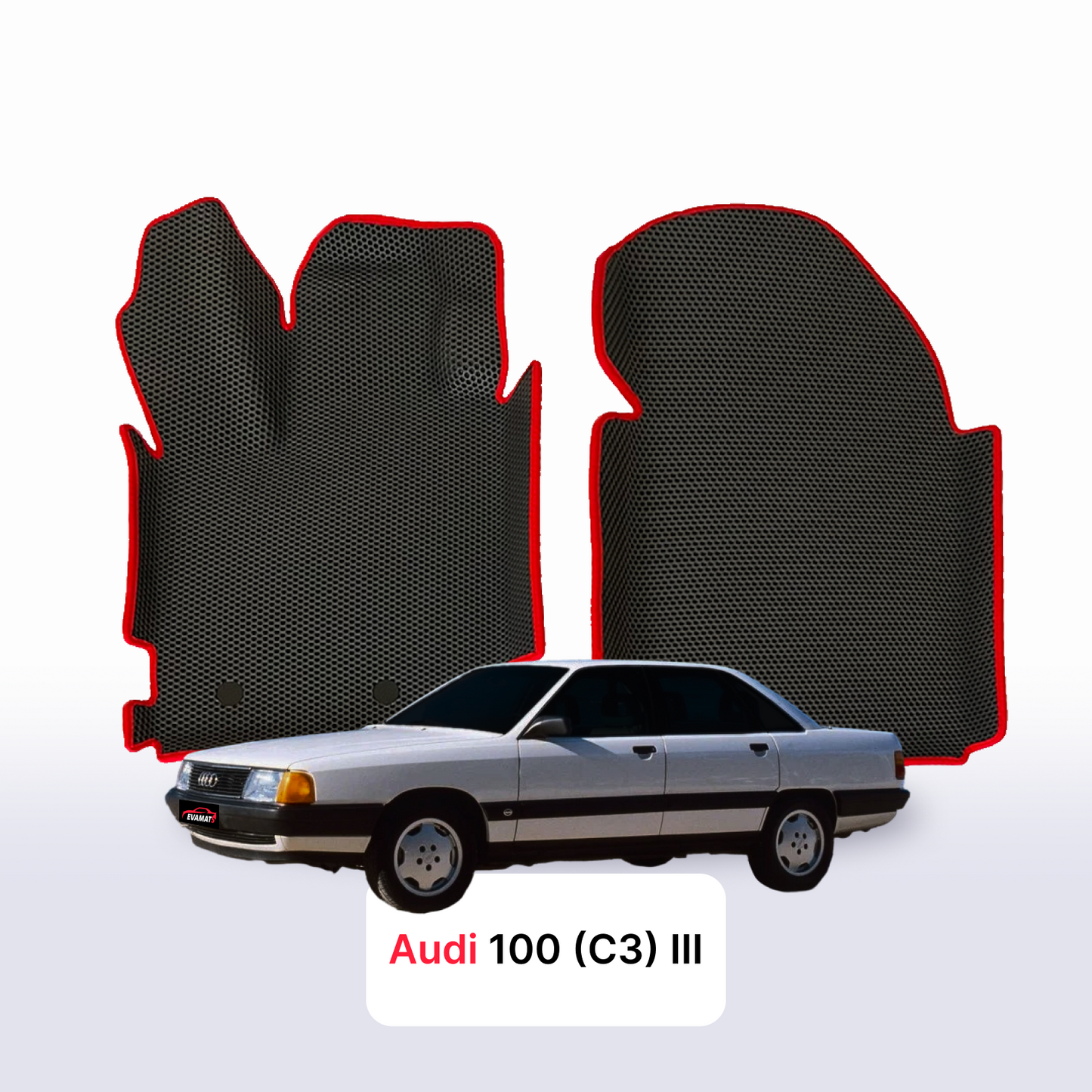 Autokoberce EVAMATS pro Audi 100(C3) 3 gen 1988-1991 rok SEDAN