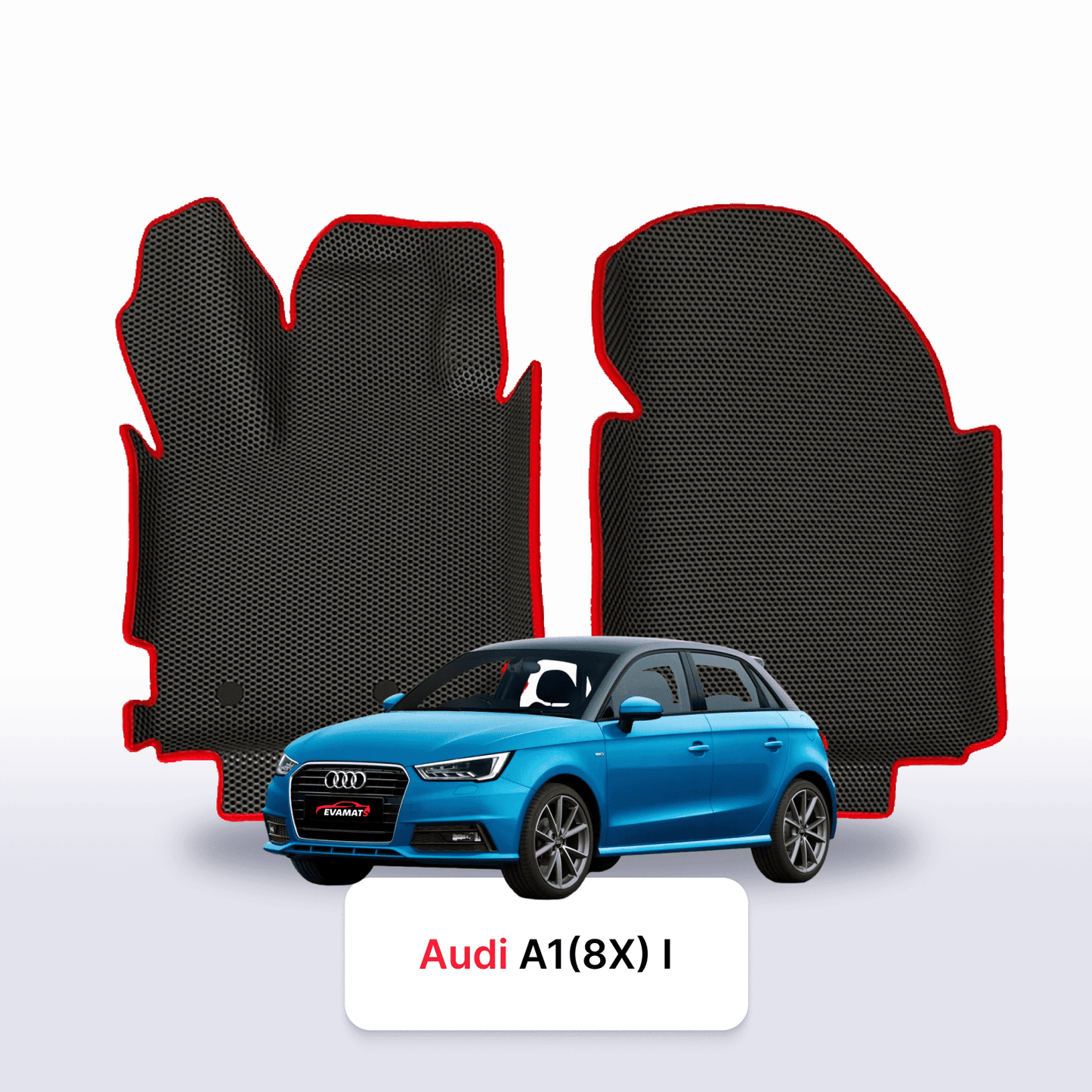 Autokoberce EVAMATS pro Audi A1(8X) 1 gen 2010-2018 rok HATCHBACK 5 dveřový (Sportback)