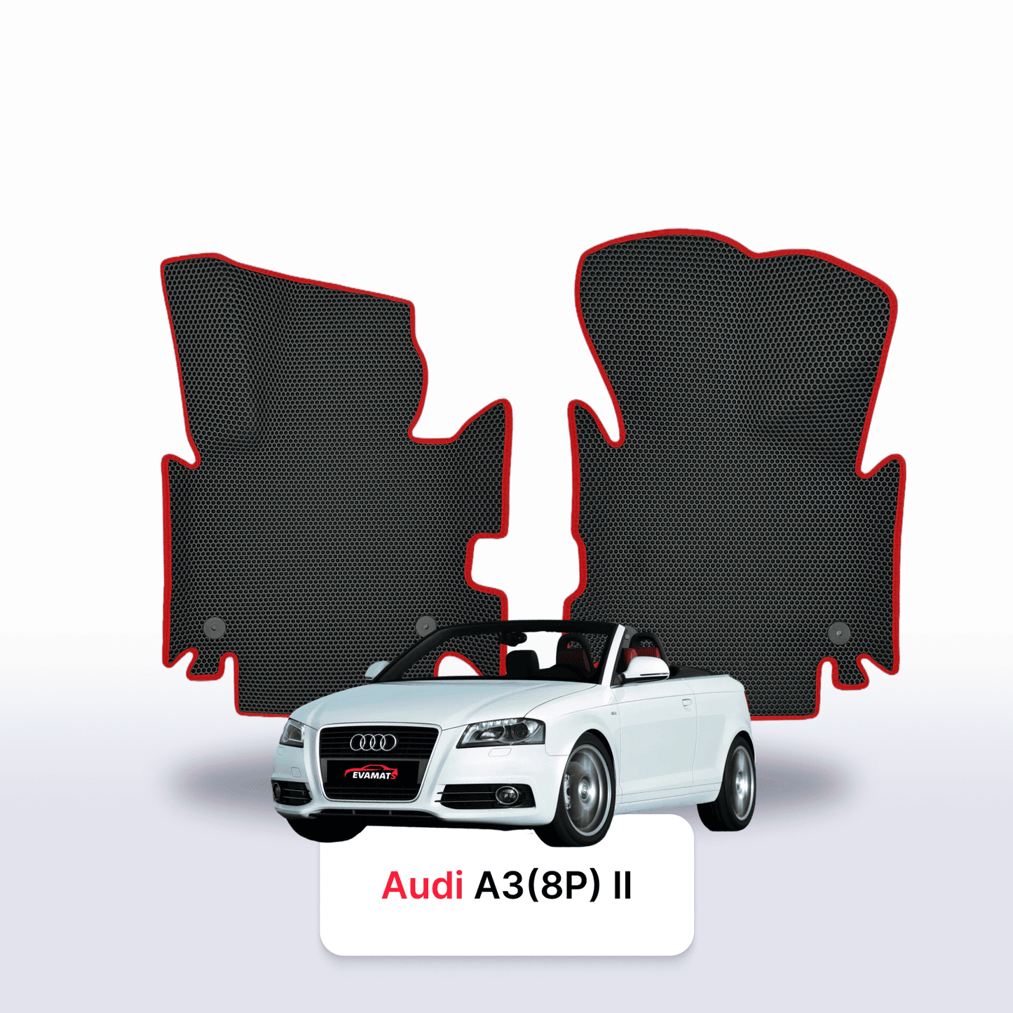 Autokoberce EVAMATS pro Audi A3(8P) 2 gen 2008-2013 rok CABRIO