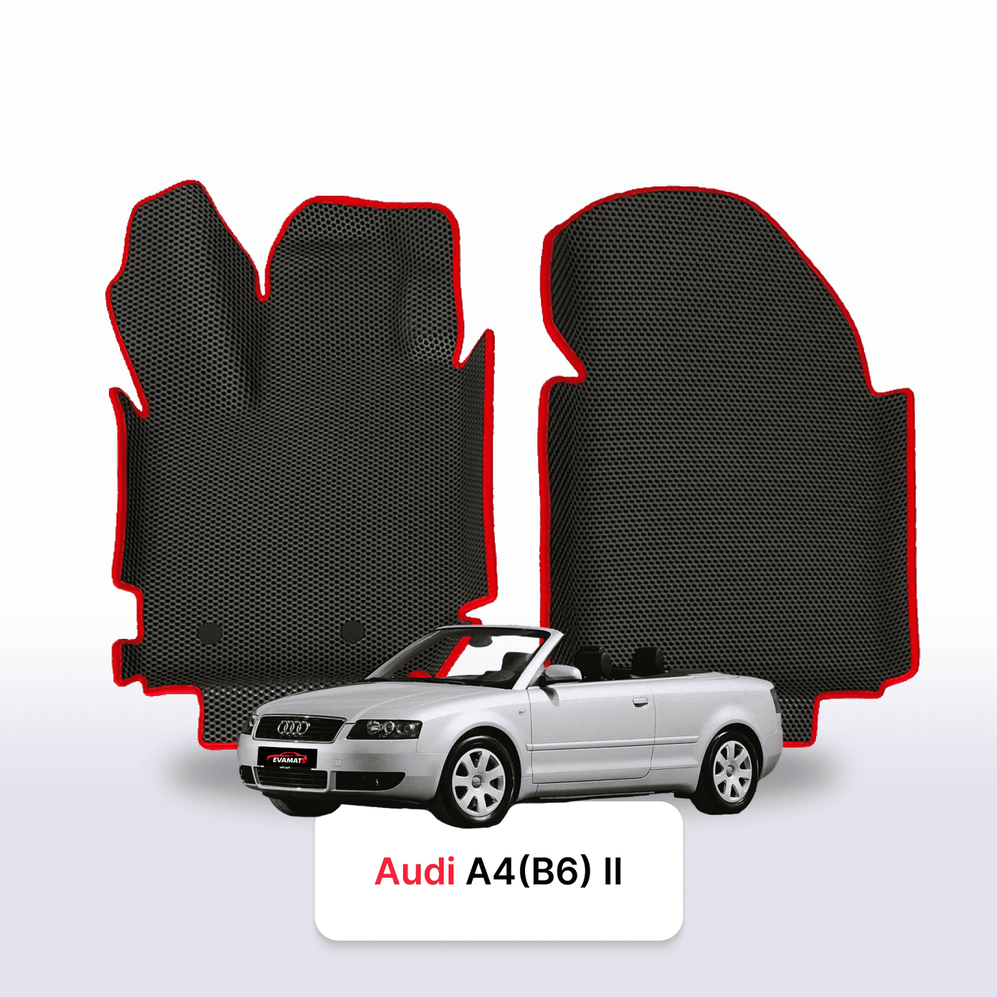 Autokoberce EVAMATS pro Audi A4(B6) 2 gen 2000-2006 rok výroby CABRIO