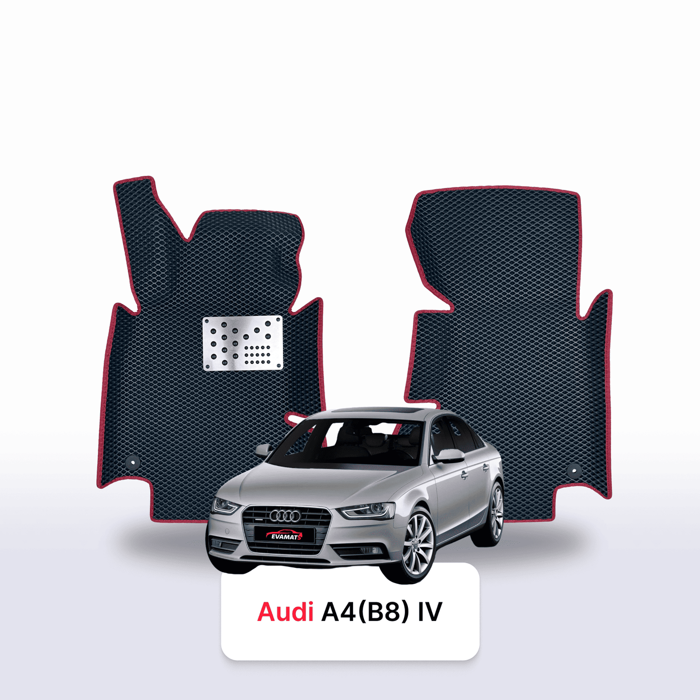 Autokoberce EVAMATS pro Audi A4(B8) 4 gen 2007-2015 rok SEDAN