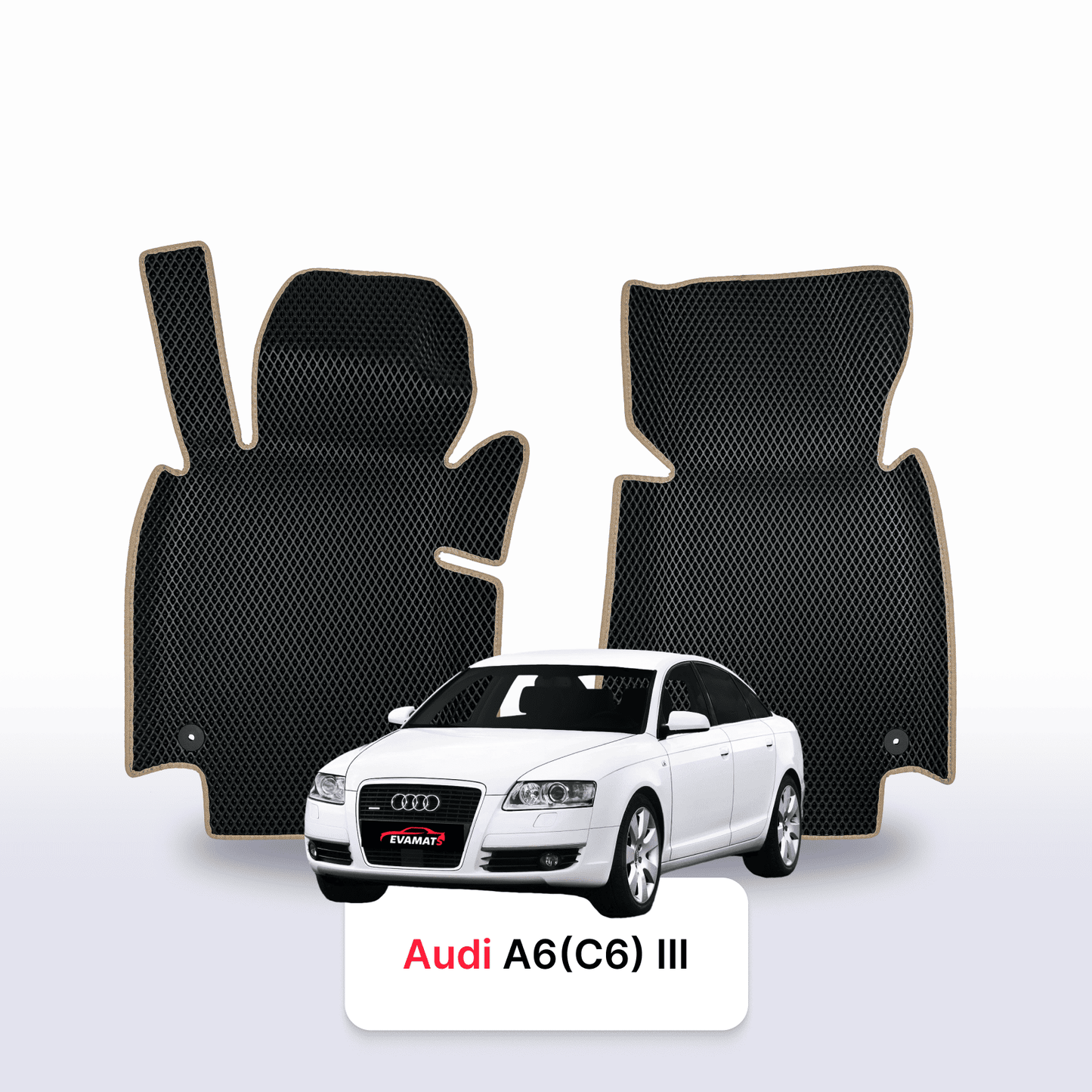 Autokoberce EVAMATS pro Audi A6(C6) 3 gen 2004-2011 rok SEDAN