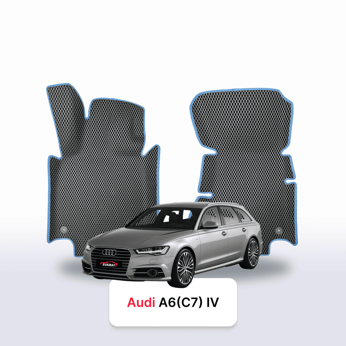 Autokoberce EVAMATS pro Audi A6(C7) 4 gen 2011-2018 rok STATION WAGON