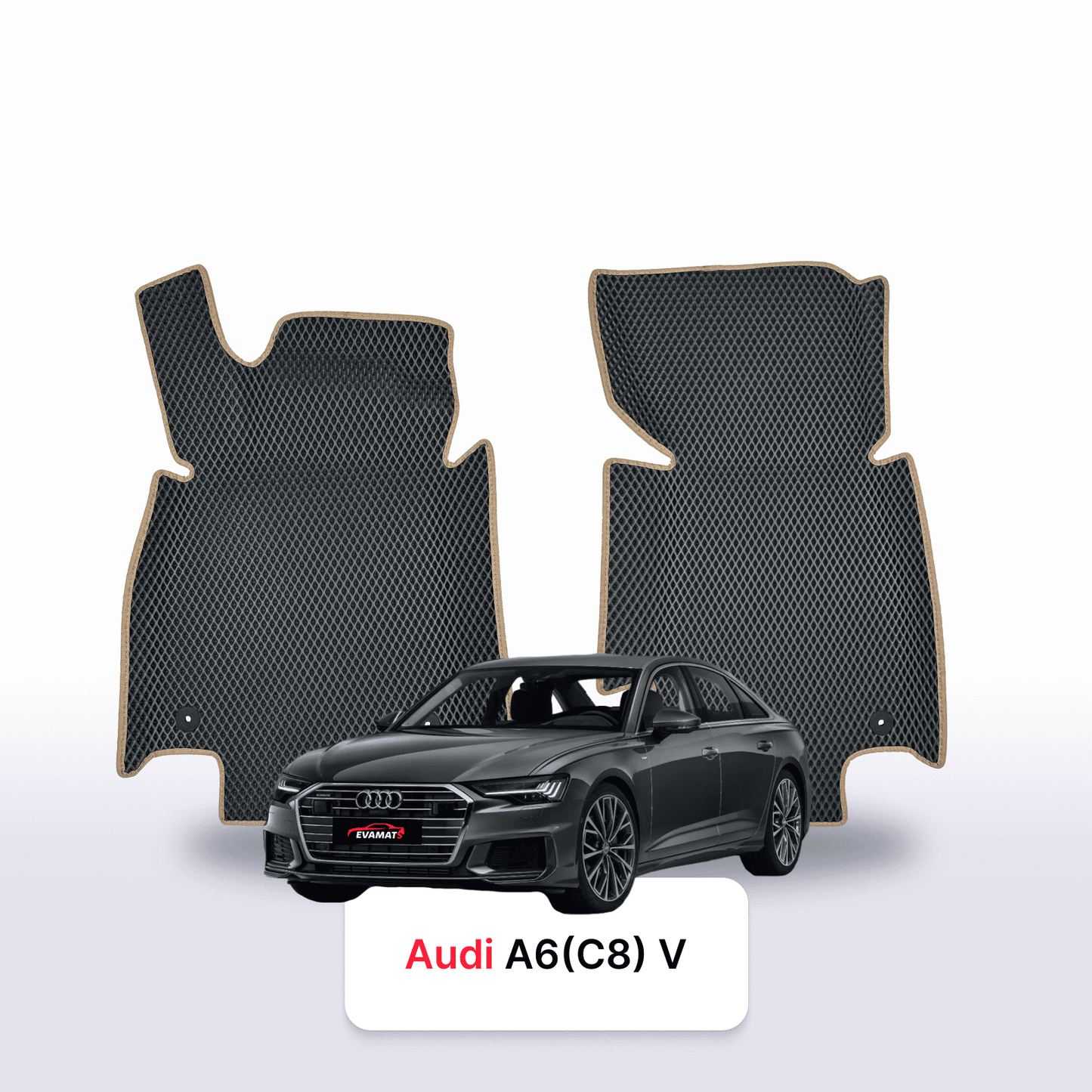 Autokoberce EVAMATS pro Audi A6(C8) 5 gen 2018-2025 rok SEDAN