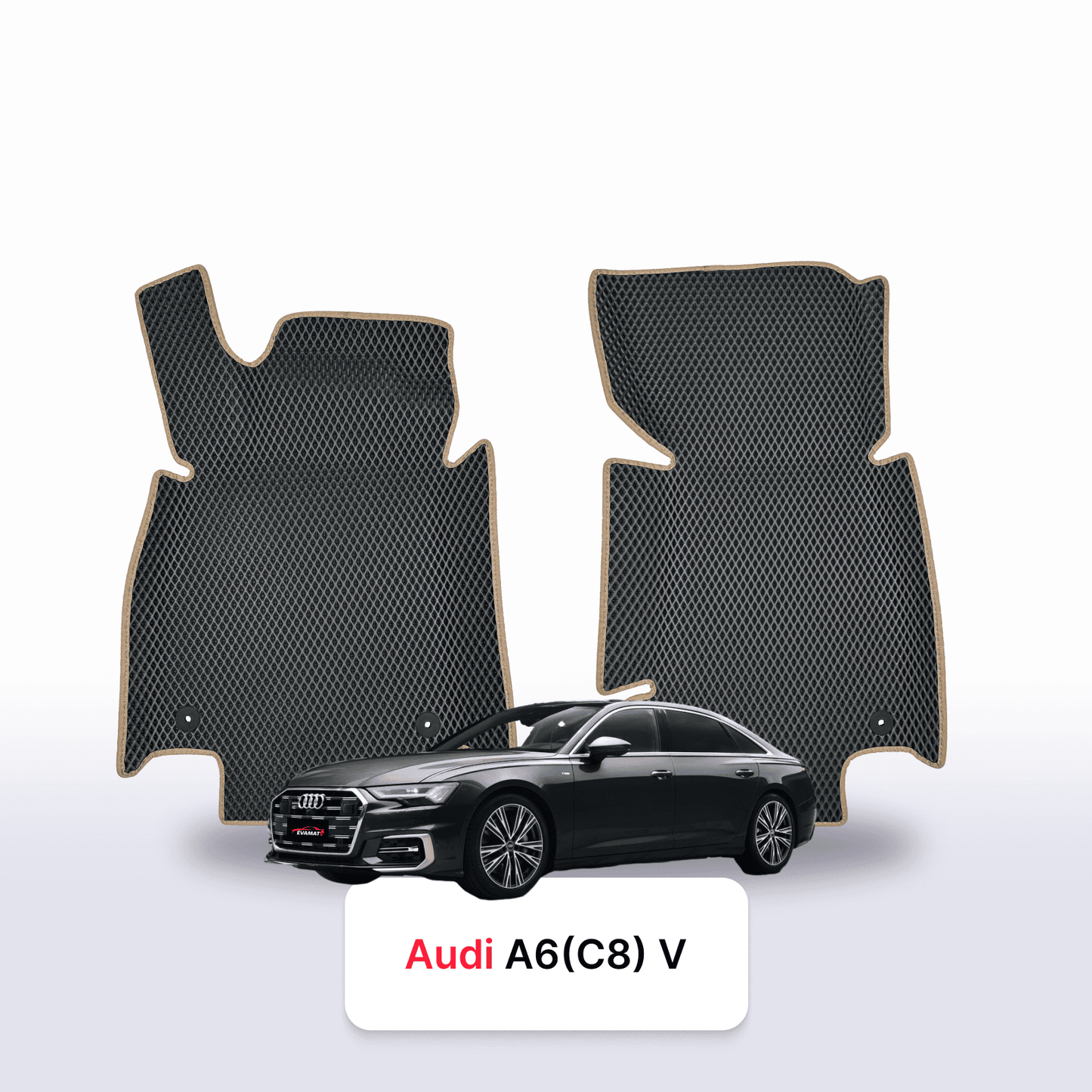 Autokoberce EVAMATS pro Audi A6(C8) 5 gen 2022-2025 rok SEDAN LONG