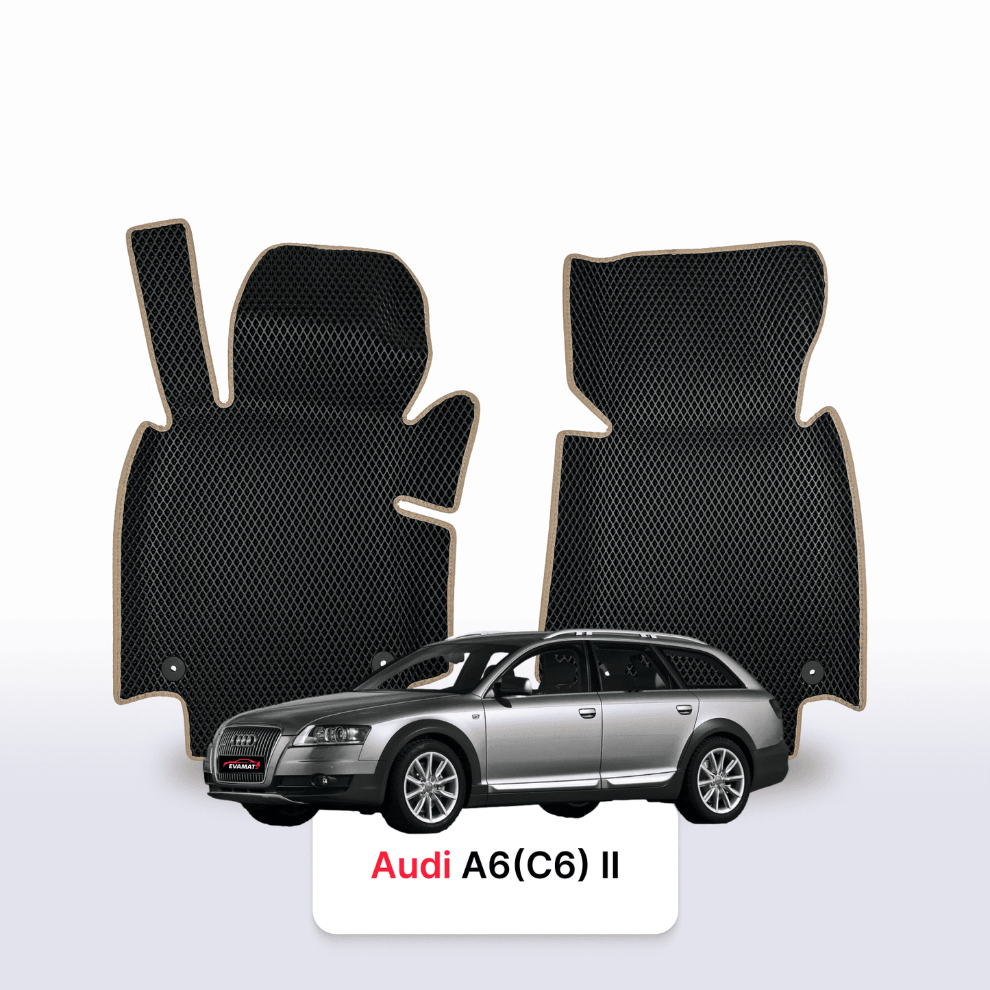 Autokoberce EVAMATS pro Audi A6 Allroad(C6) 3 gen 2006-2011 rok STATION WAGON