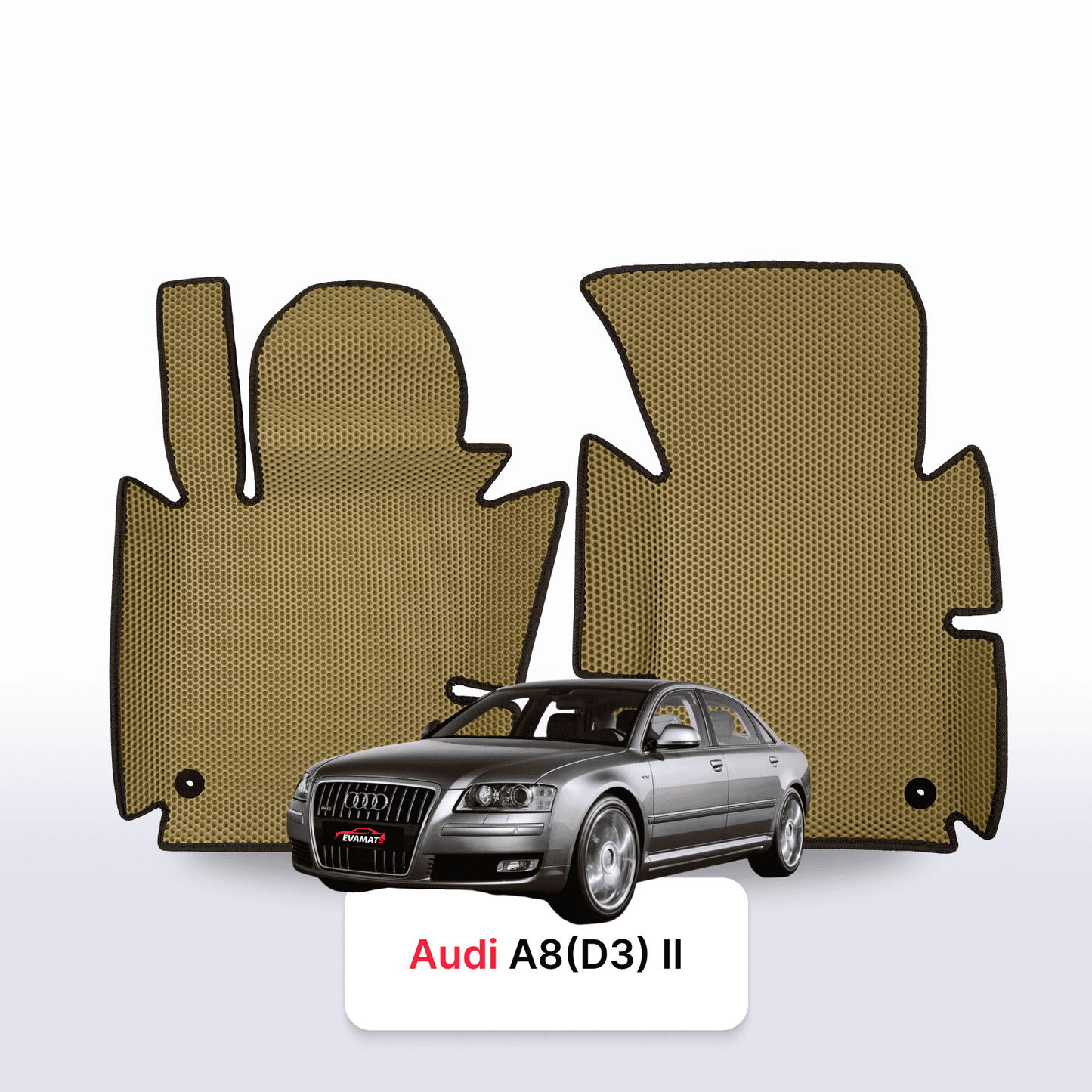 Autokoberce EVAMATS pro Audi A8(D3) 2 gen 2002-2010 rok SEDAN LONG