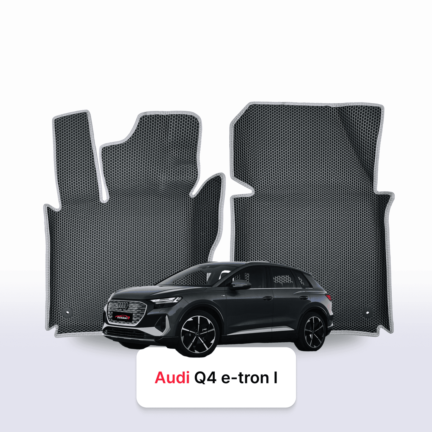 Autokoberce EVAMATS pro Audi Q4 E-tron 1 gen 2021-2025 rok Elektrické SUV