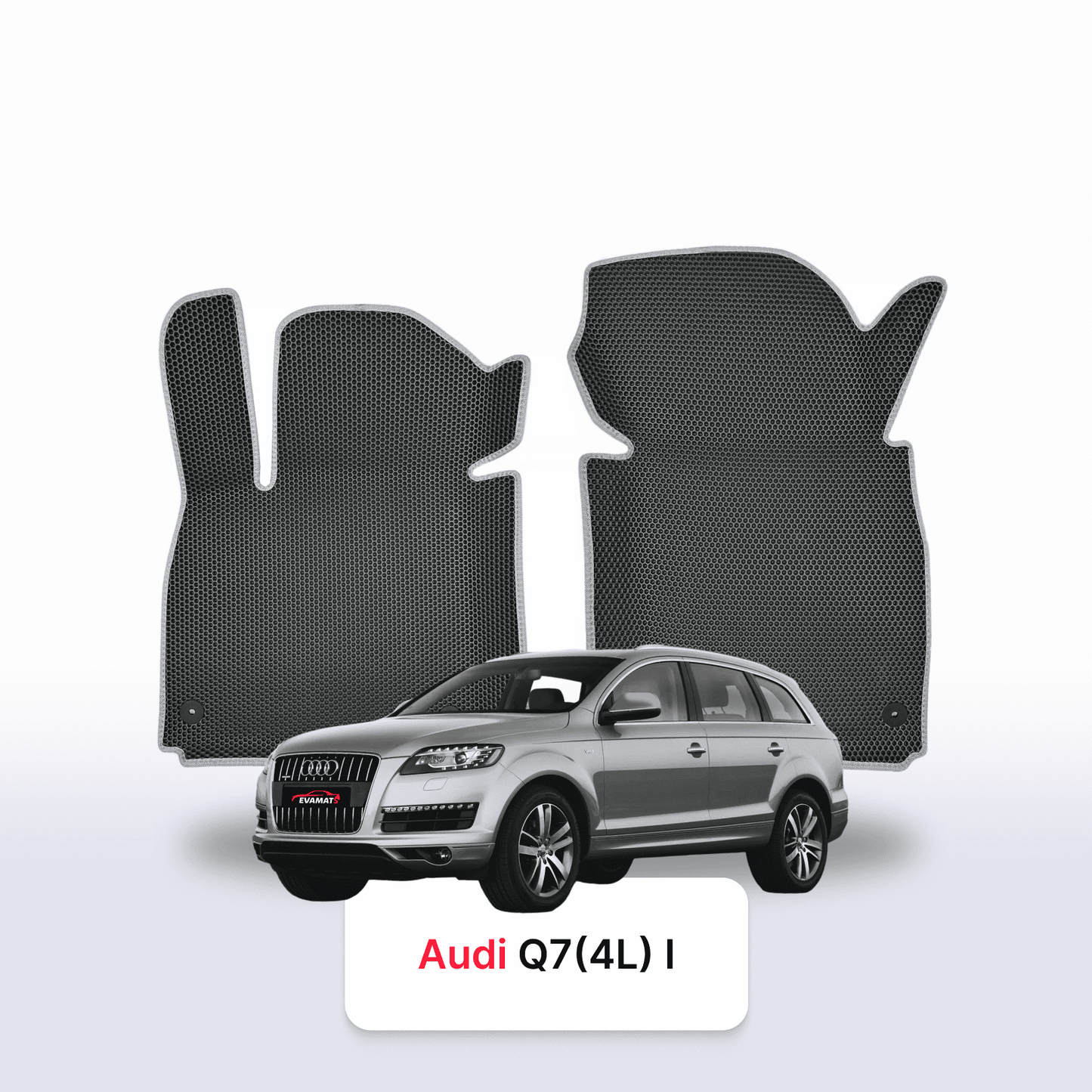 Autokoberce EVAMATS pro Audi Q7(4L) 1 gen 2005-2015 rok SUV 7 míst