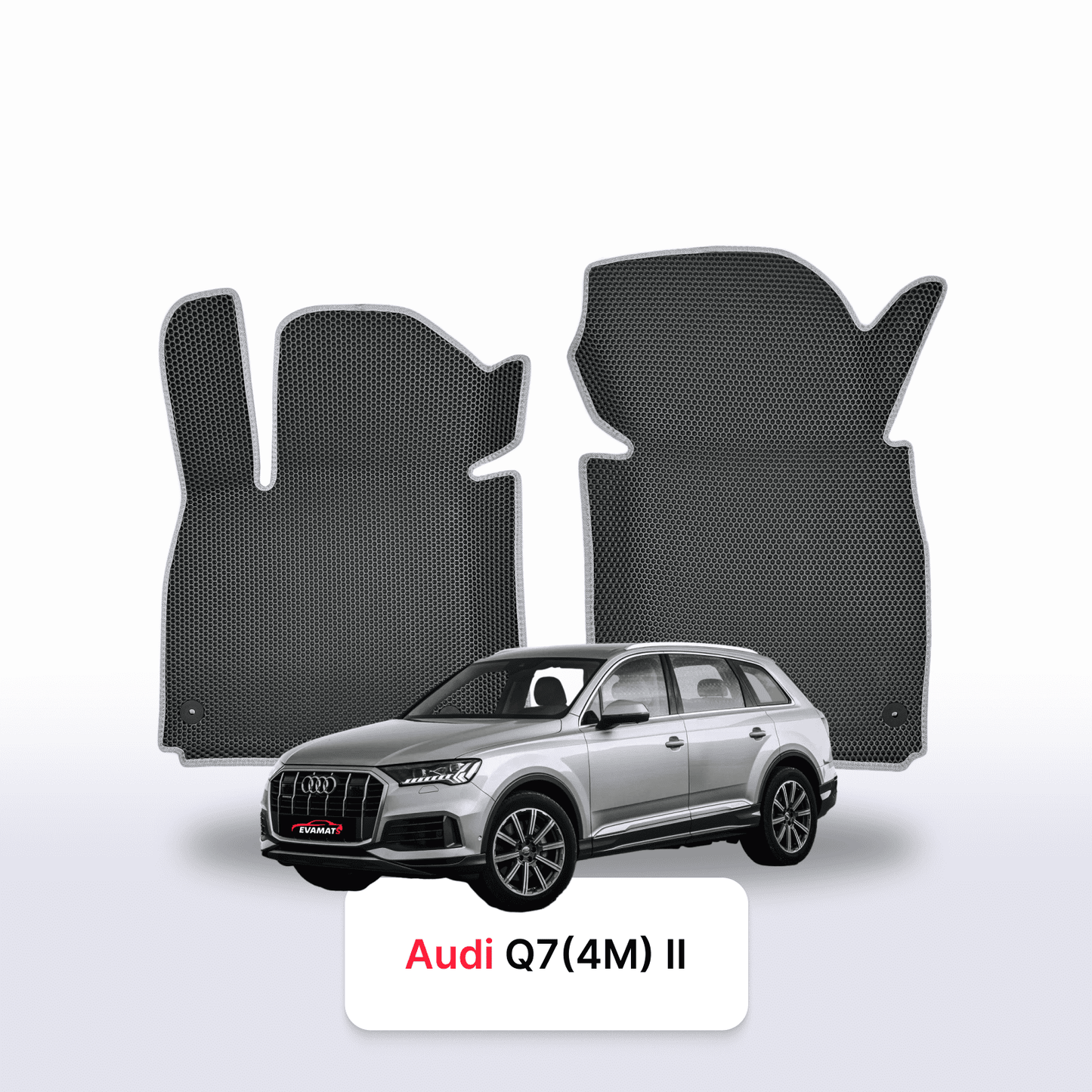 Autokoberce EVAMATS pro Audi Q7(4M) 2 gen 2015-2025 rok SUV 7místné