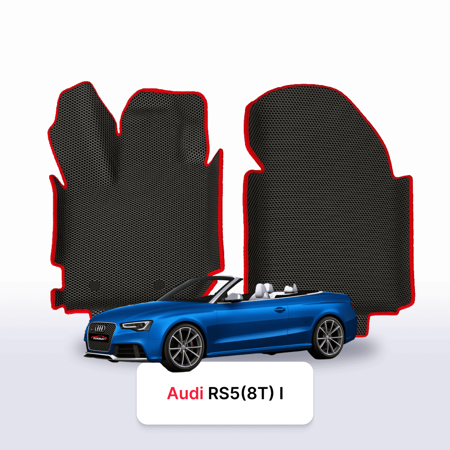 Autokoberce EVAMATS pro Audi RS 5(8T) 1 gen 2010-2015 rok CABRIO