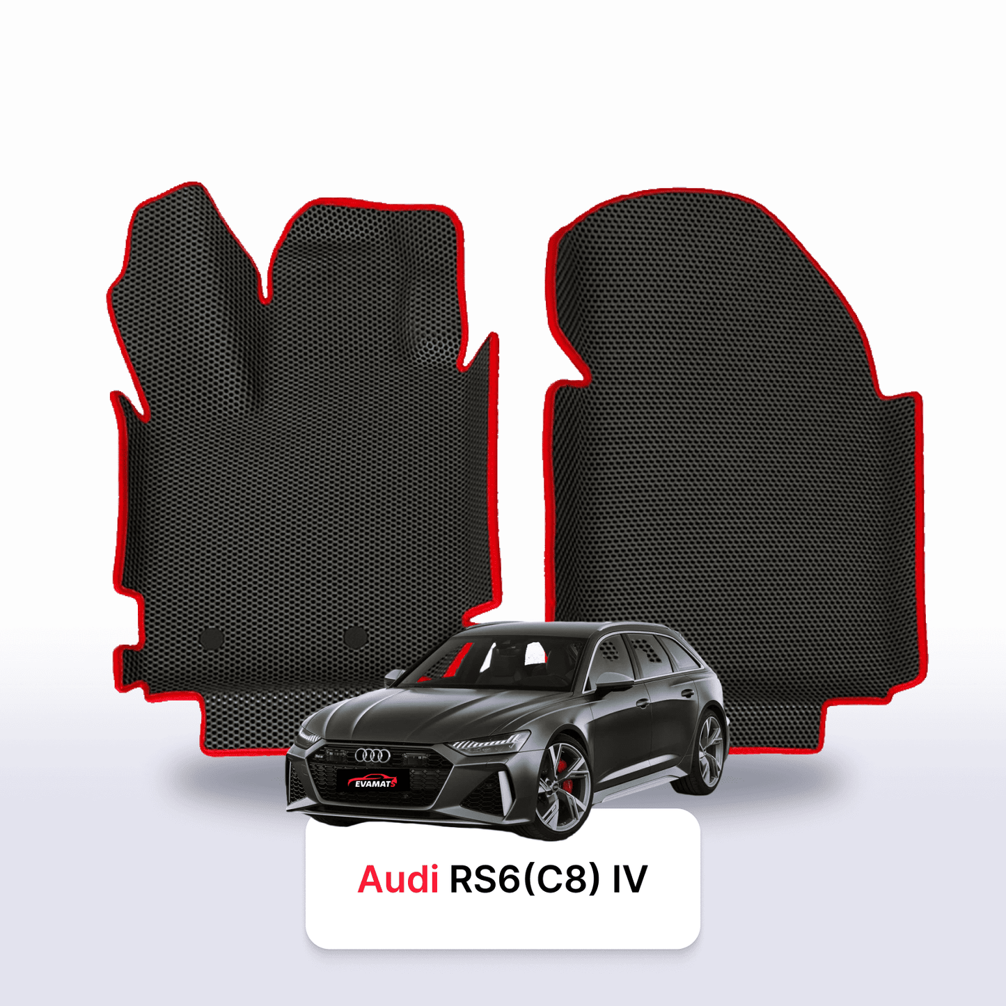 Autokoberce EVAMATS pro Audi RS 6(C8) 4 gen 2019-2025 rok STATION WAGON