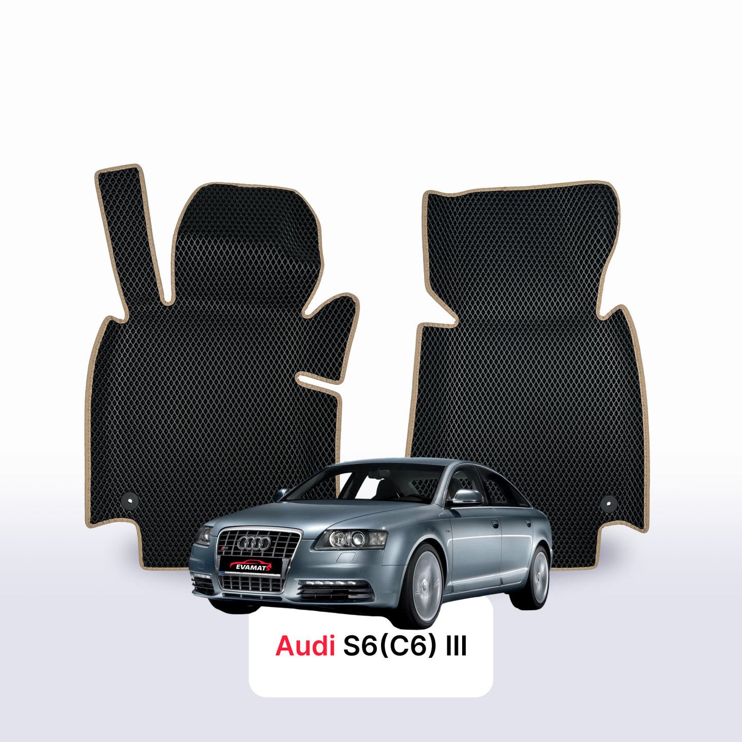 Autokoberce EVAMATS pro Audi S6(C6) 3 gen 2005-2011 rok SEDAN