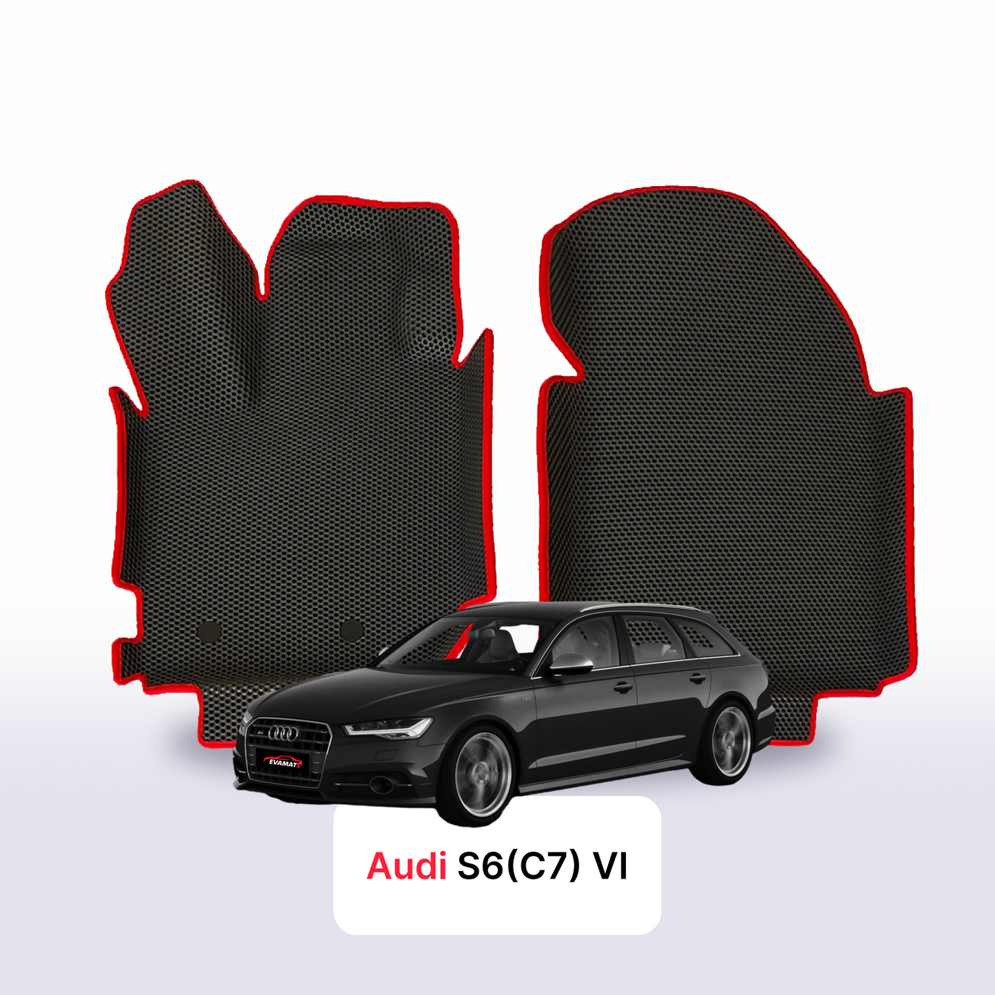 Autokoberce EVAMATS pro Audi S6(C7) 4 gen 2012-2018 rok STATION WAGON