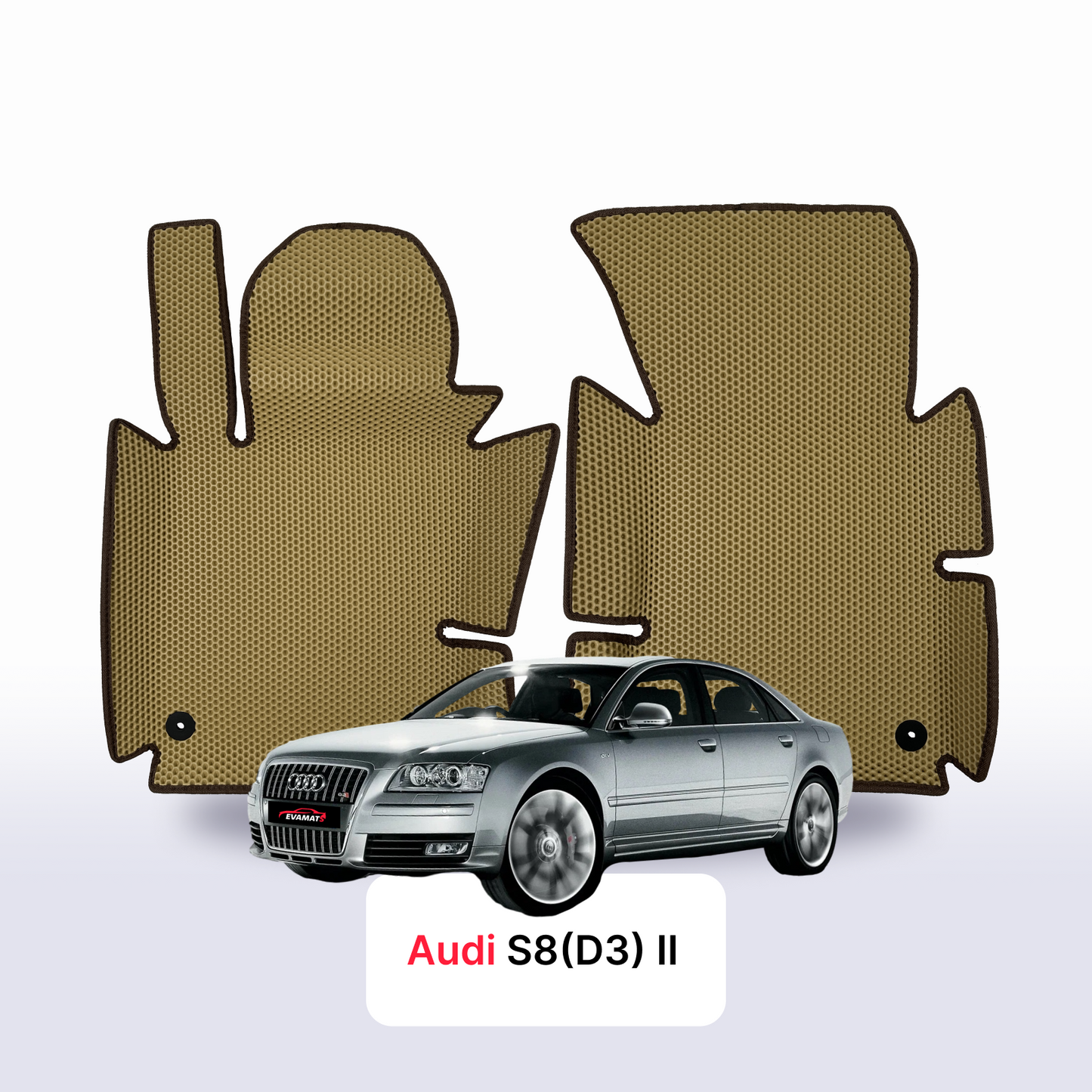 Autokoberce EVAMATS pro Audi S8(D3) 2 gen 2005-2011 rok SEDAN
