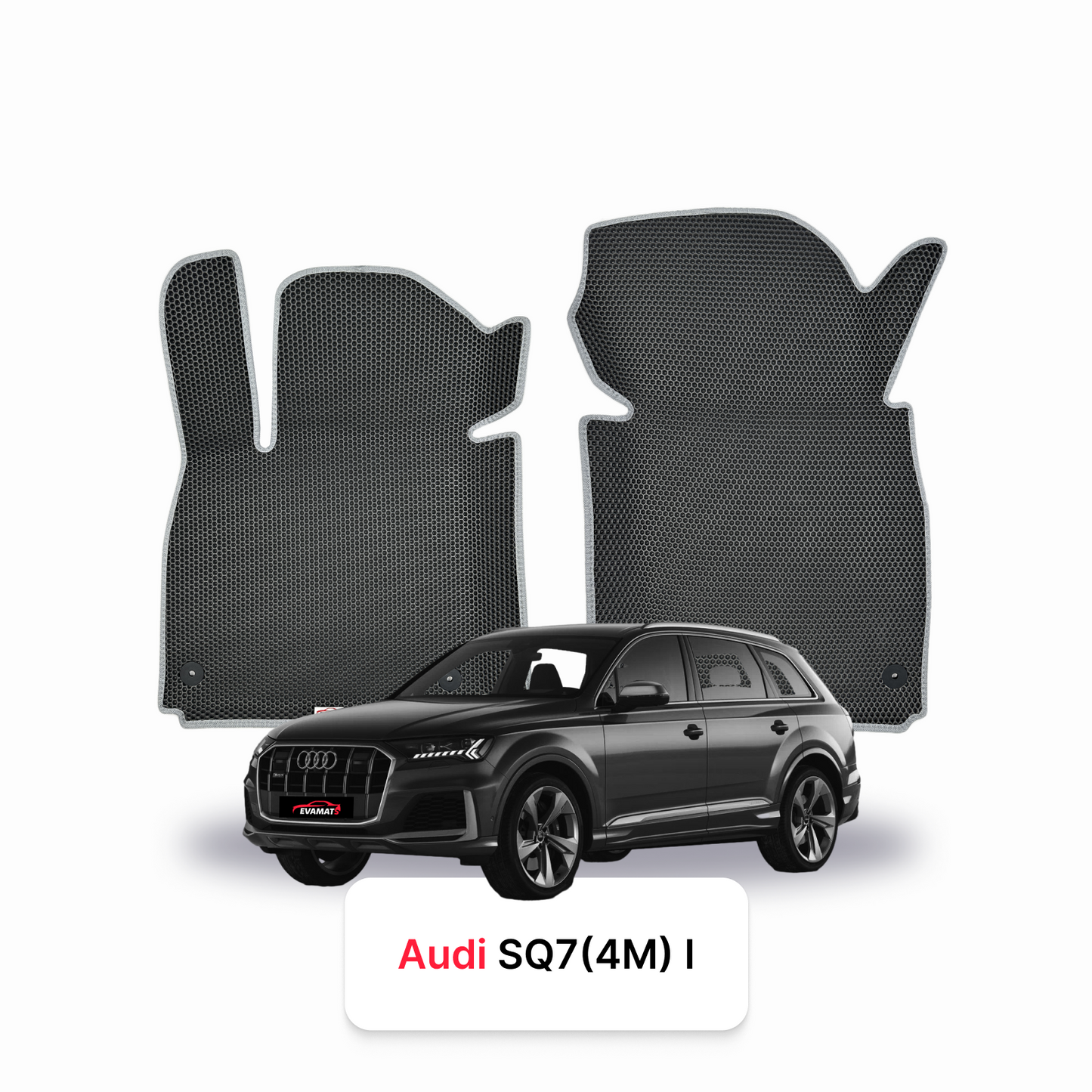 Autokoberce EVAMATS pro Audi SQ7 (4M) 1 gen 2016-2025 rok SUV 7 míst