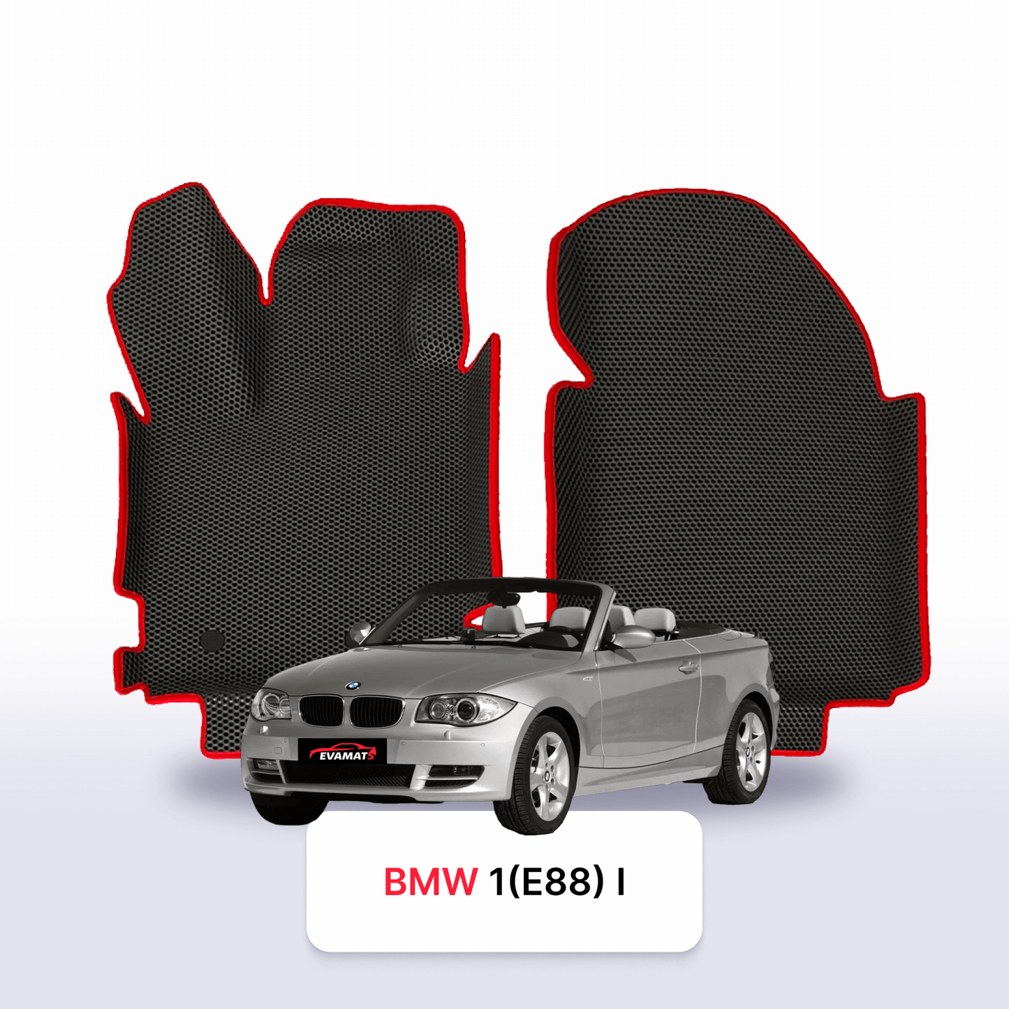 Autokoberce EVAMATS pro BMW 1(E88) 1 gen 2004-2014 rok CABRIO