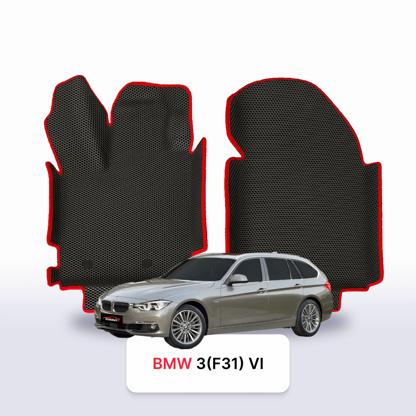 Autokoberce EVAMATS pro BMW 3(F31) 6 gen 2011-2020 rok STATION WAGON