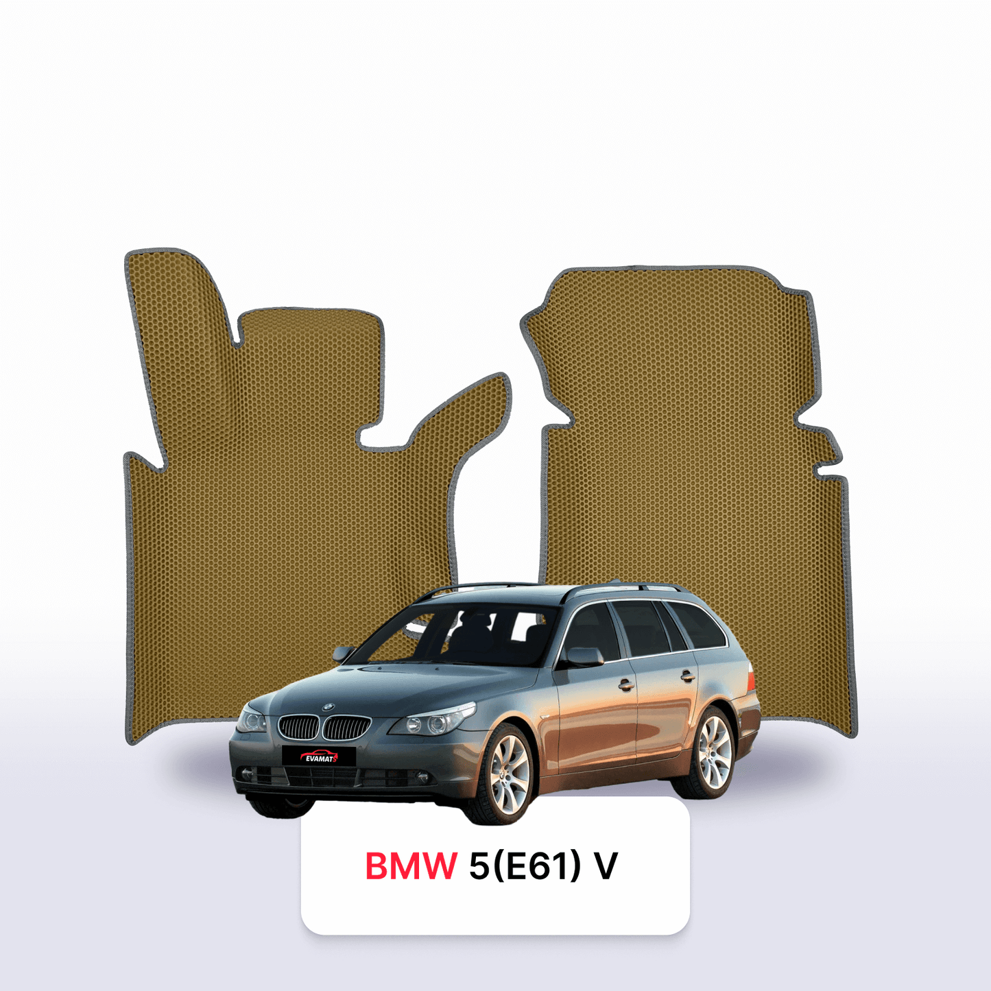 Autokoberce EVAMATS pro BMW 5 (E61) 5 gen 2003-2010 rok STATION WAGON