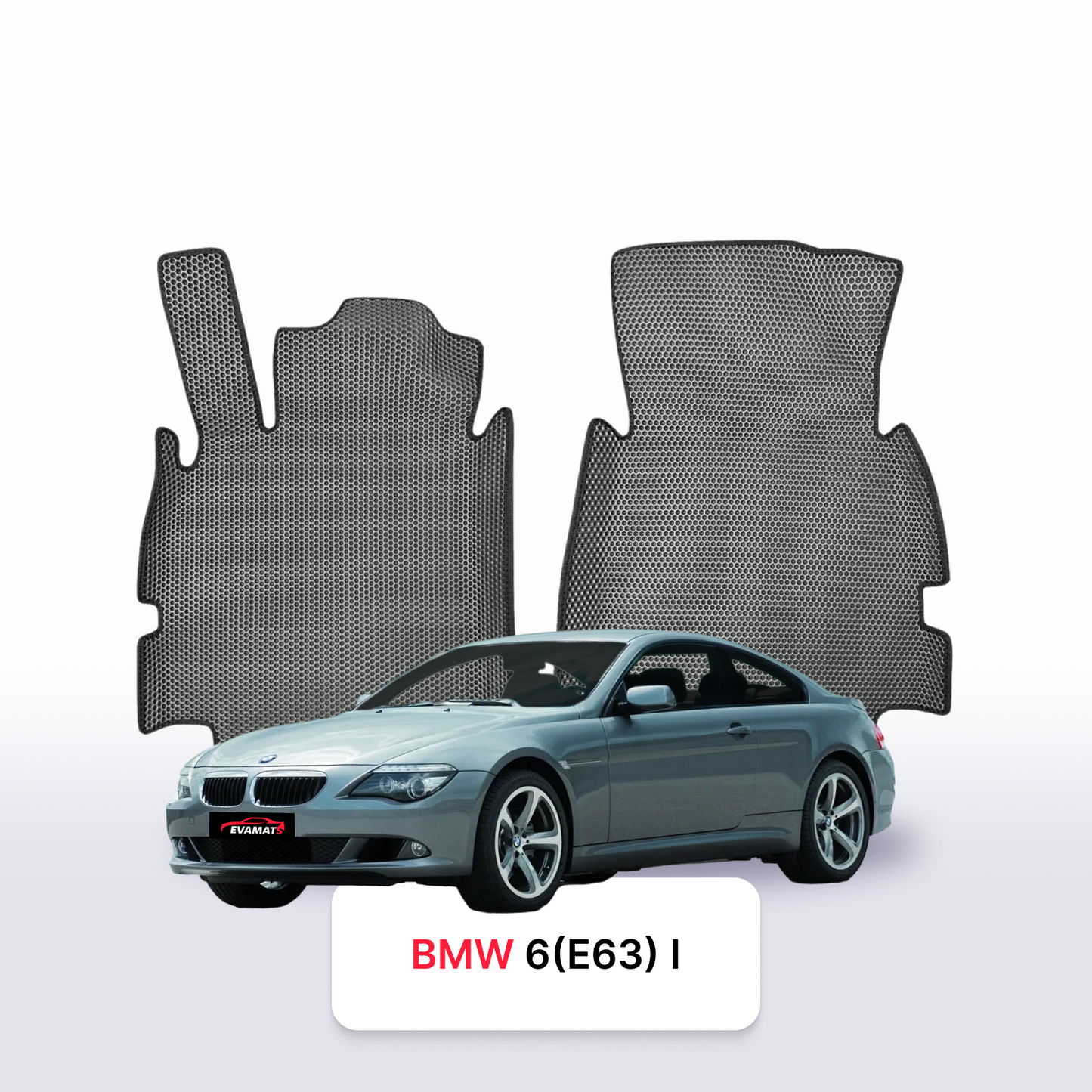 Autokoberce EVAMATS pro BMW 6 (E63) 1 gen 2003-2010 rok COUPE
