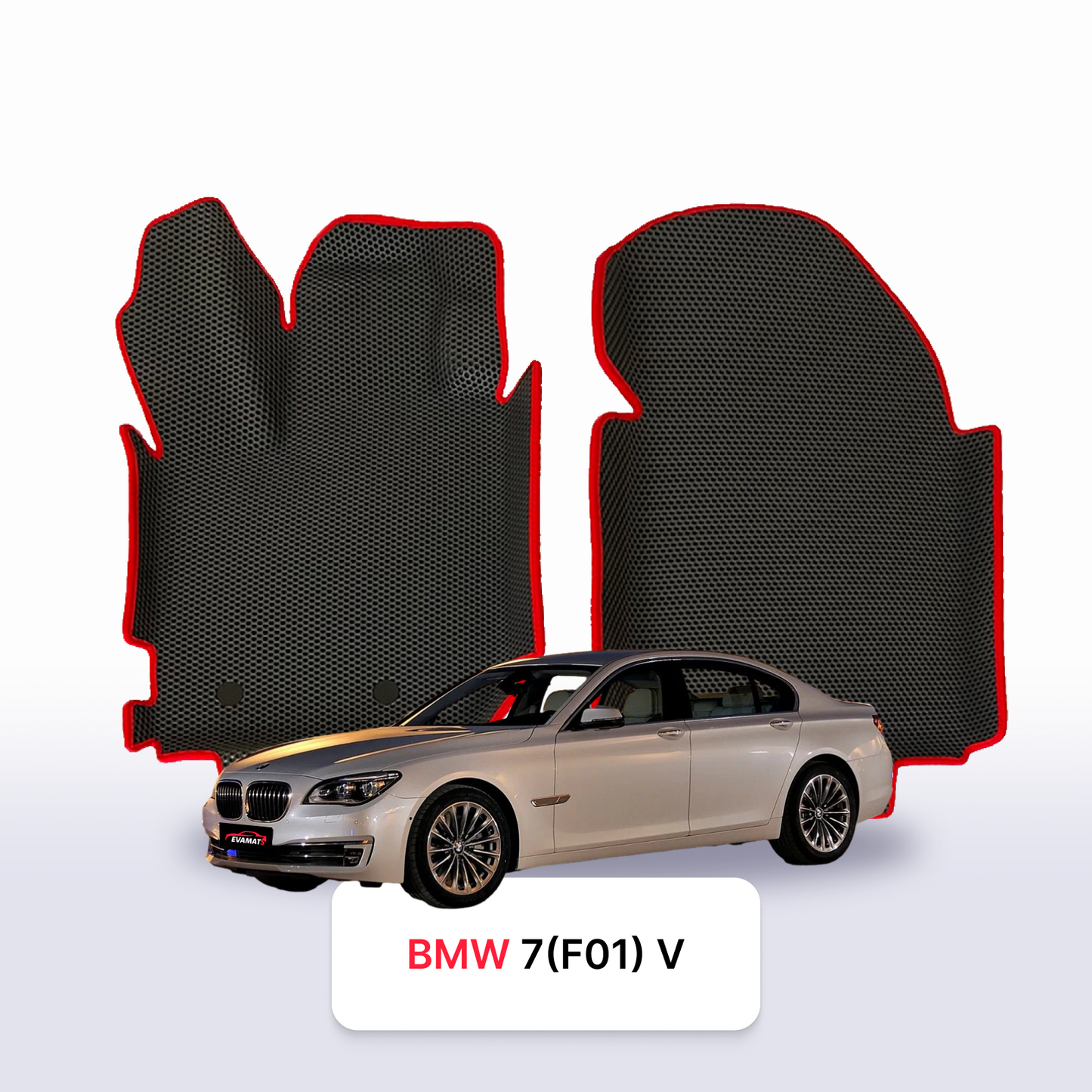 Autokoberce EVAMATS pro BMW 7 (F01) 5 gen 2008-2015 rok SEDAN