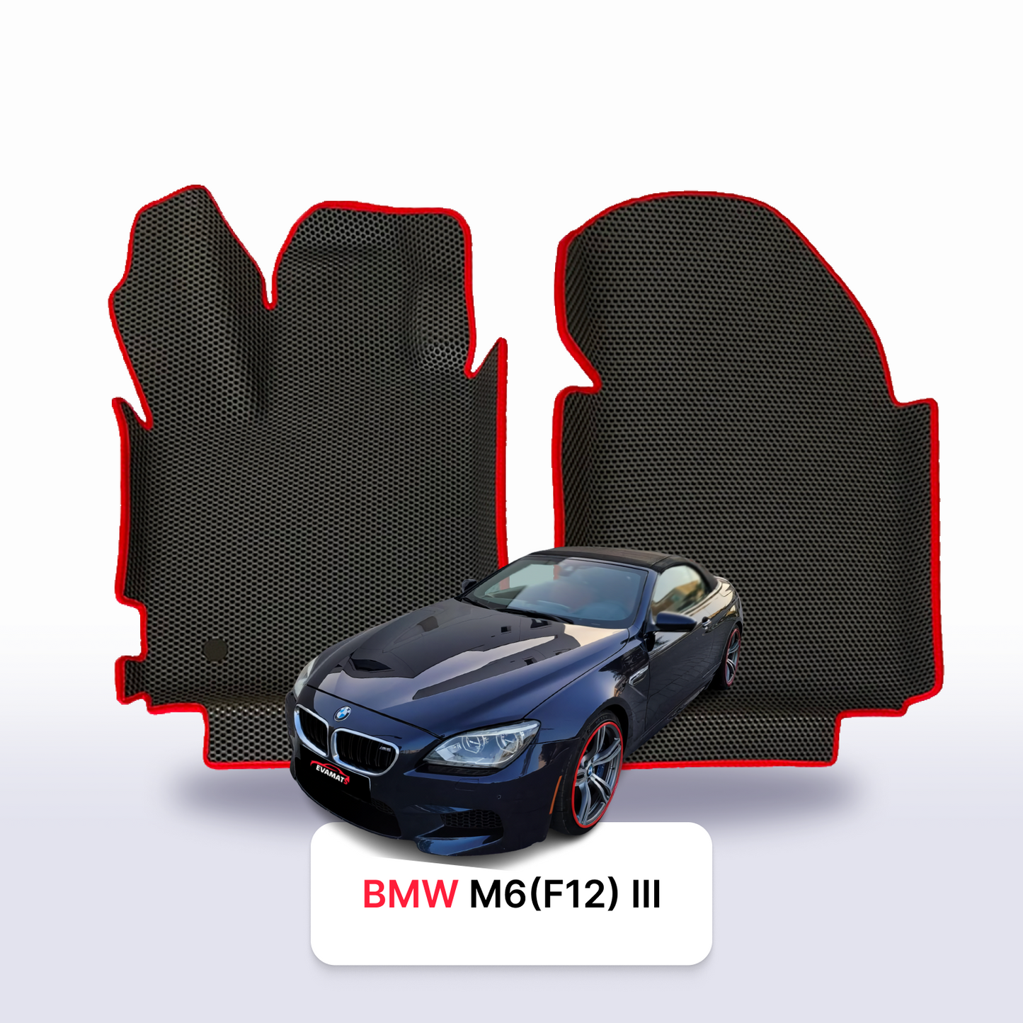 Autokoberce EVAMATS pro BMW M6(F12) 3 gen 2012-2018 rok CABRIO