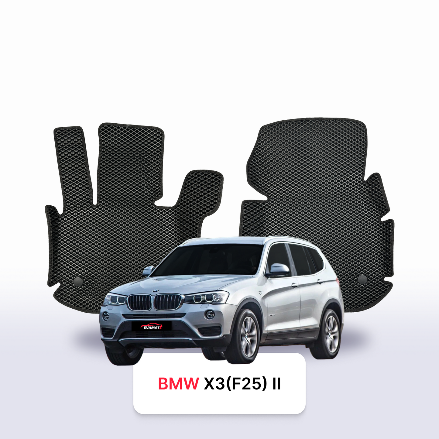 Autokoberce EVAMATS pro BMW X3(F25) 2 gen 2010-2017 SUV
