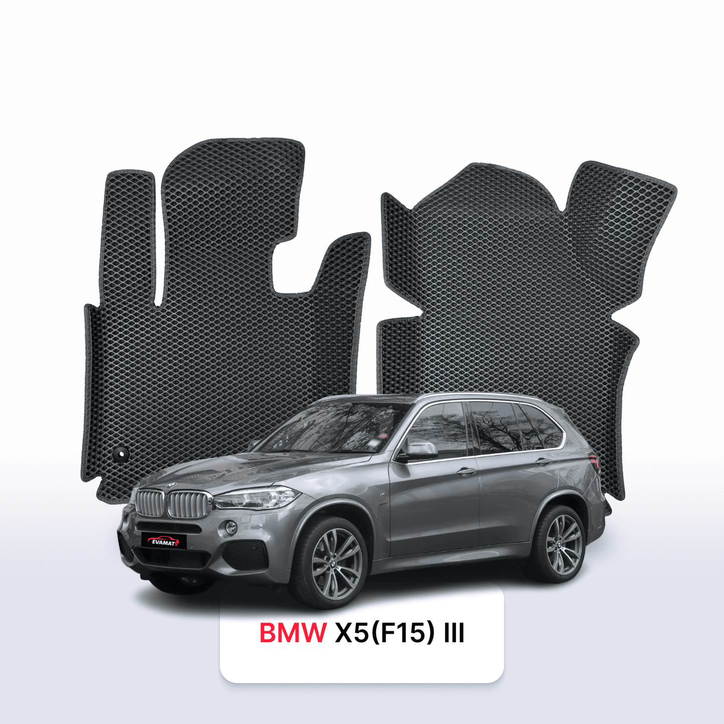Autokoberce EVAMATS pro BMW X5 (F15) 3. generace 2013-2018 SUV 7-místné