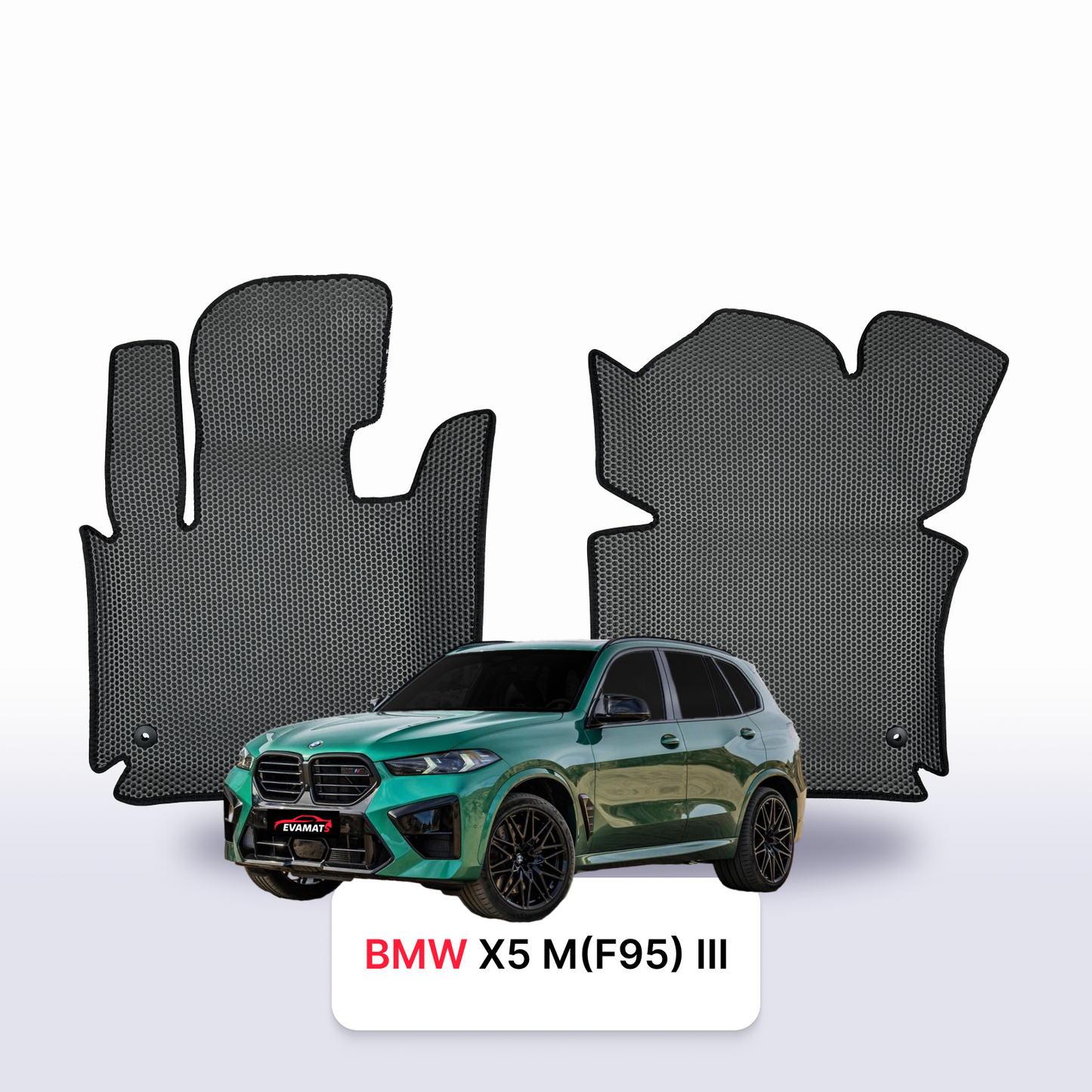 Autokoberce EVAMATS pro BMW X5 M(F95) 3 gen 2019-2025 ročník SUV 7 míst