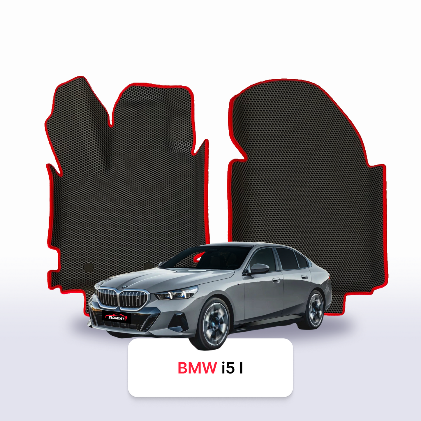 Autokoberce EVAMATS pro BMW i5 1 gen 2023-2025 rok ELECTRIC SEDAN