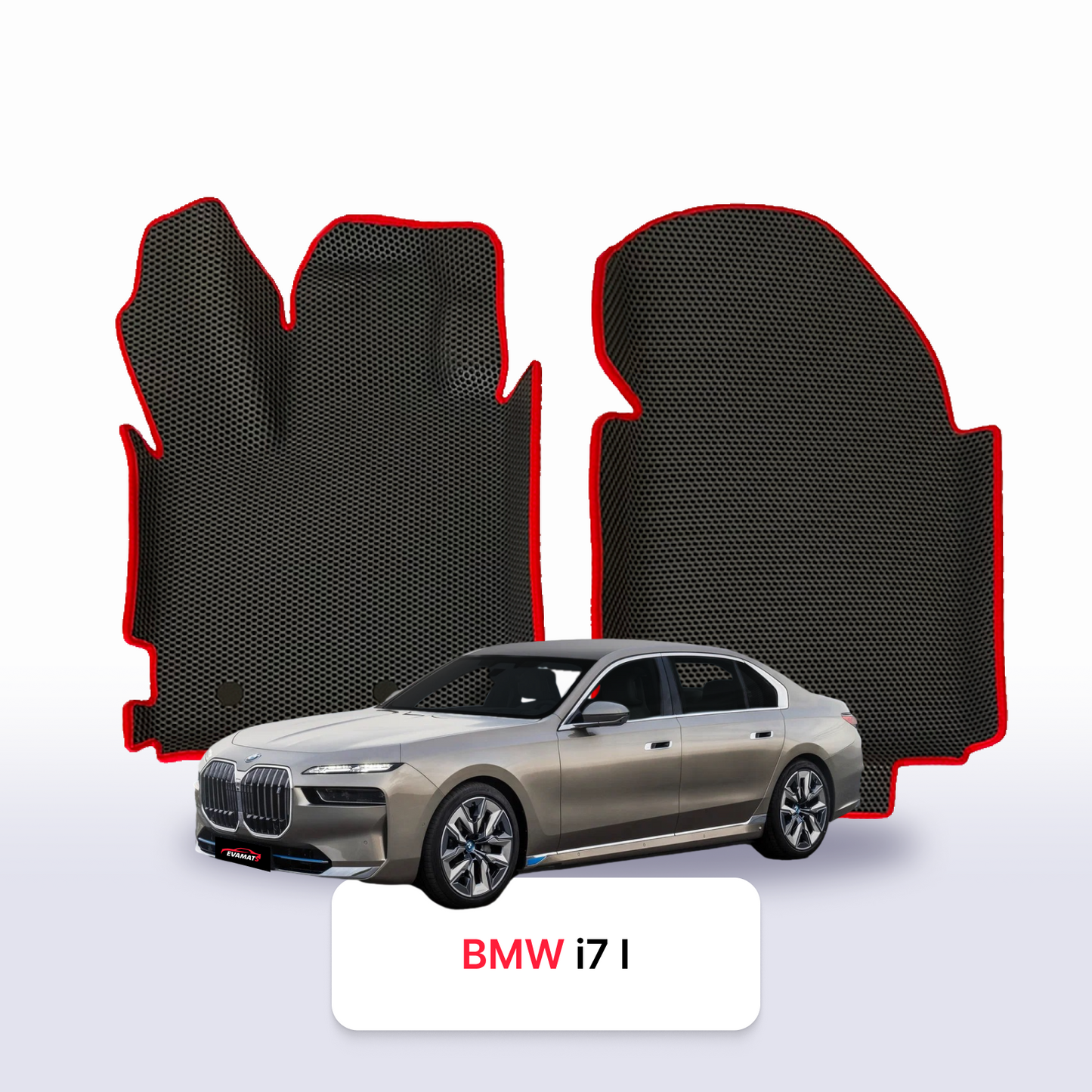Autokoberce EVAMATS pro BMW i7 1 gen 2022-2025 rok ELECTRIC SEDAN