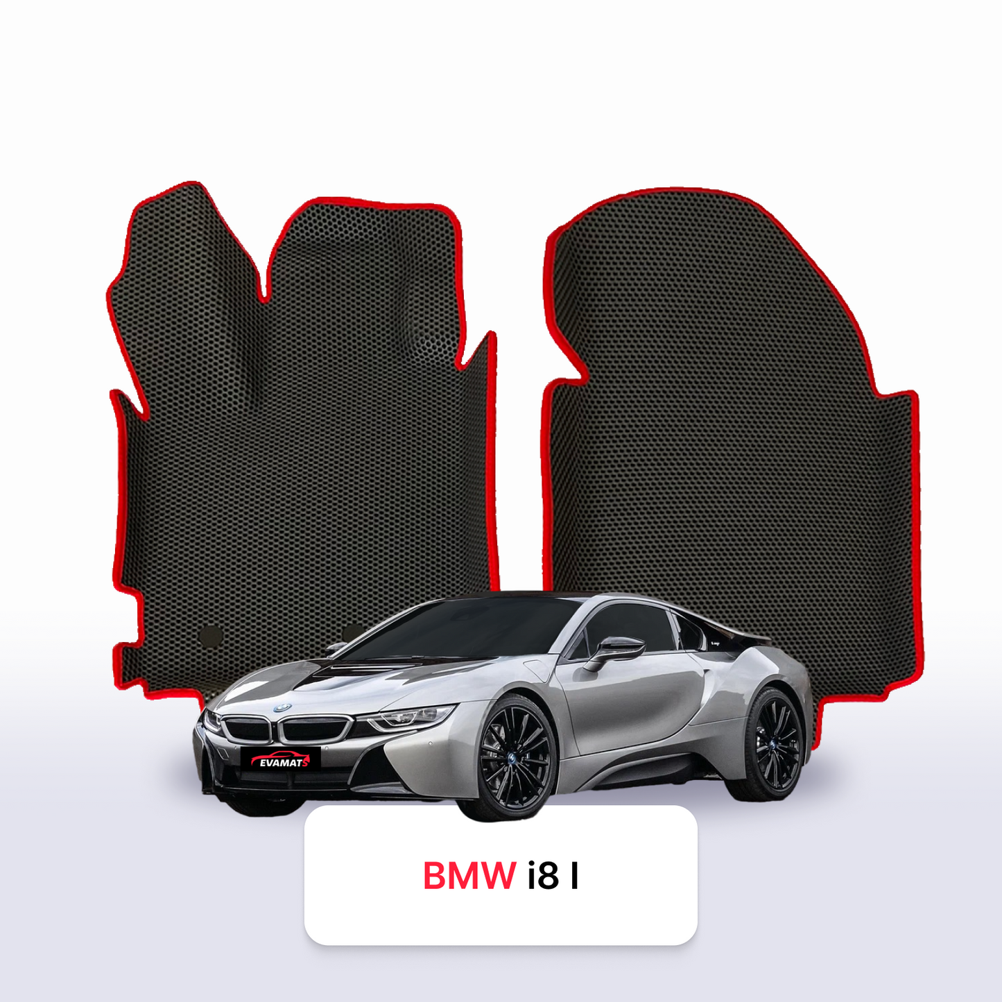 Autokoberce EVAMATS pro BMW i8 1 gen 2014-2020 HYBRID COUPE