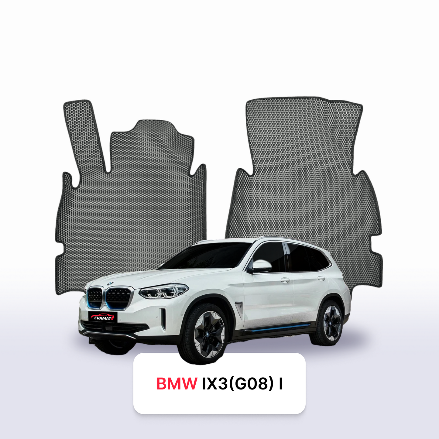 Autokoberce EVAMATS pro BMW iX3(G08) 1 gen 2020-2025 rok ELEKTRICKÉ SUV