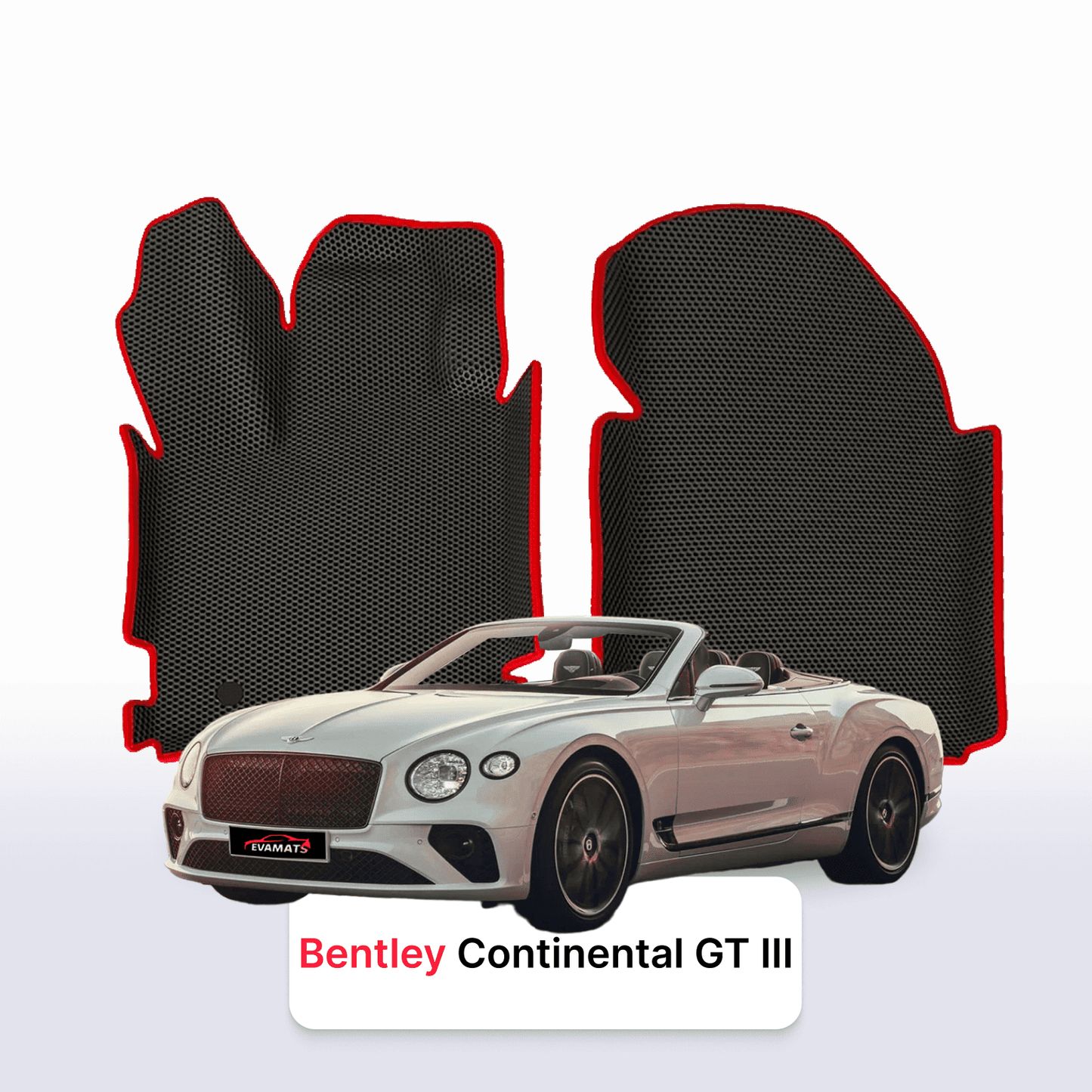 Autokoberce EVAMATS pro Bentley Continental GT 3 gen 2017-2025 rok CABRIO