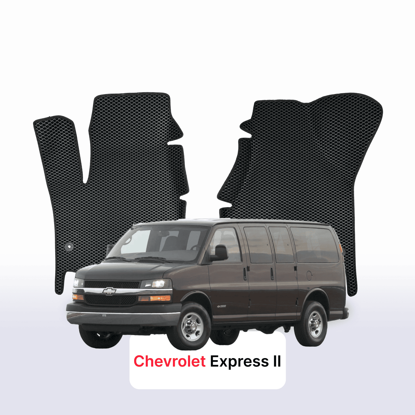Autokoberce EVAMATS pro Chevrolet Express 2 gen 2002-2023 rok MINIVAN