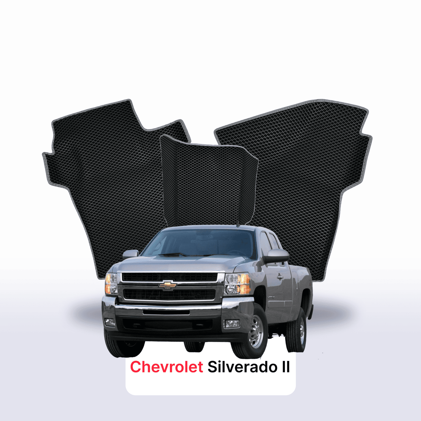 Autokoberce EVAMATS pro Chevrolet Silverado (GMT900) 2 gen 2007-2013 rok PICK-UP jedna a půl kabina