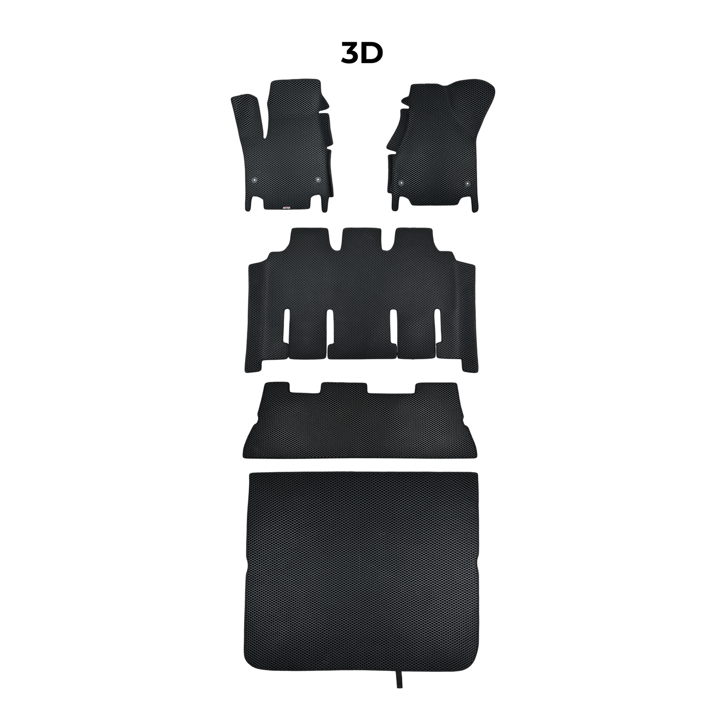 Autokoberce EVAMATS pro Chrysler Voyager Grand 5 gen 2007-2016 rok MINIVAN