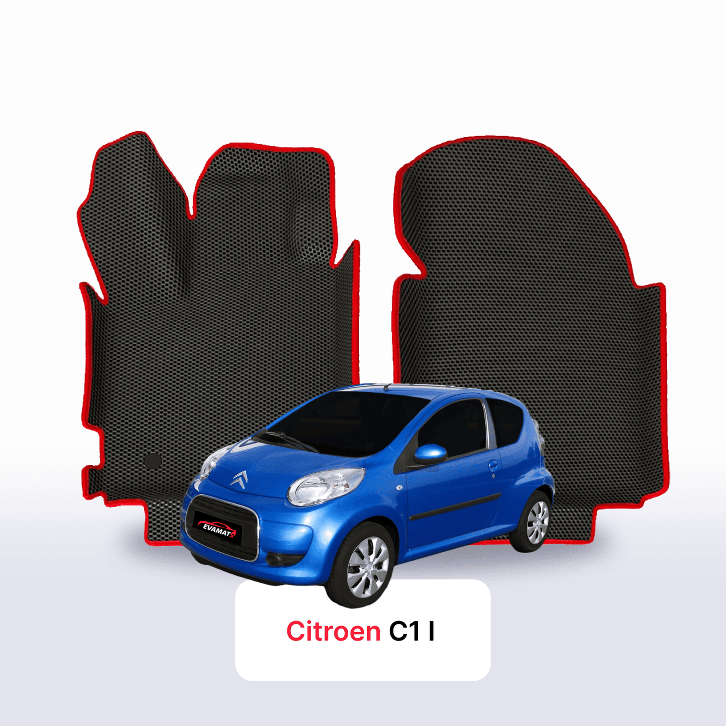 Autokoberce EVAMATS pro Citroen C1 1 gen 2005-2014 rok HATCHBACK 3dv.