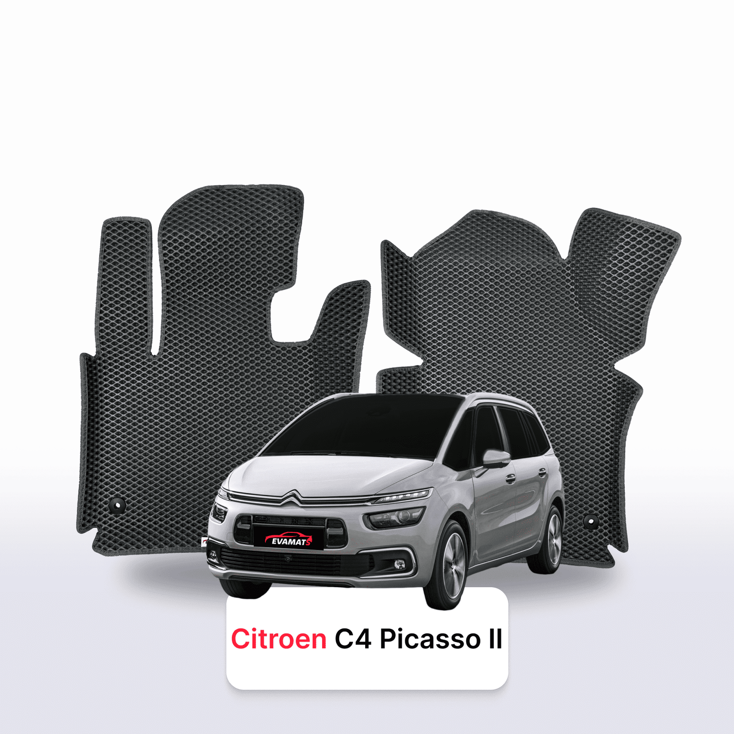 Autokoberce EVAMATS pro Citroen C4 Picasso 2 gen 2013-2018 rok MINIVAN 7 míst