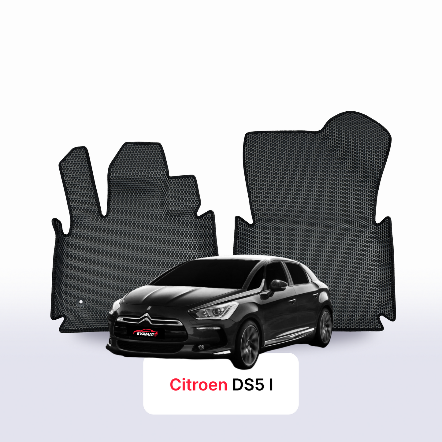 Autokoberce EVAMATS pro Citroen DS5 1 gen 2011-2018 rok HATCHBACK 5dv.
