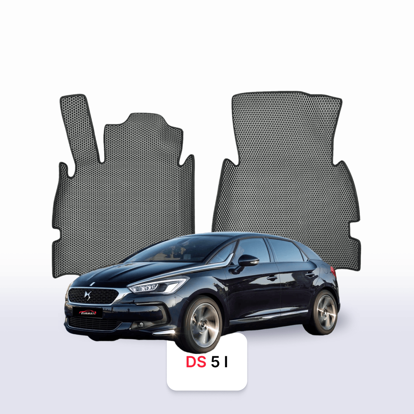 Autokoberce EVAMATS pro DS 5 1 gen 2015-2018 rok HATCHBACK 5dv.