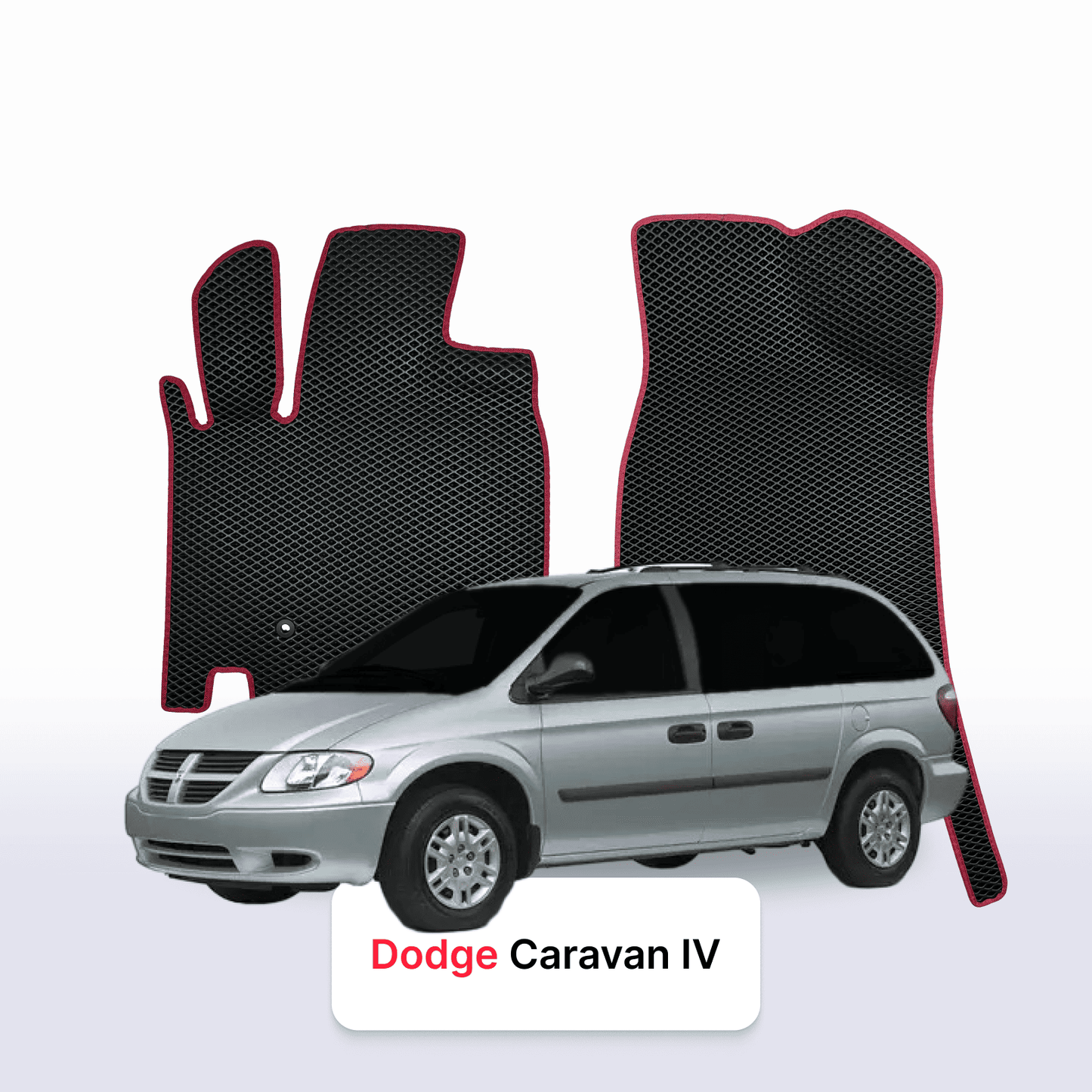 Autokoberce EVAMATS pro Dodge Caravan 4 gen 2000-2007 rok MINIVAN