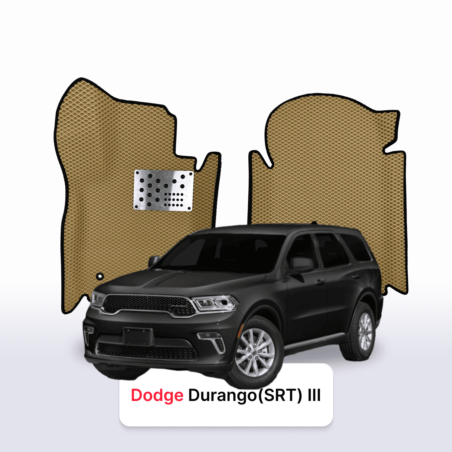 Autokoberce EVAMATS pro SUV Dodge Durango(SRT) 3 gen 2013-2025