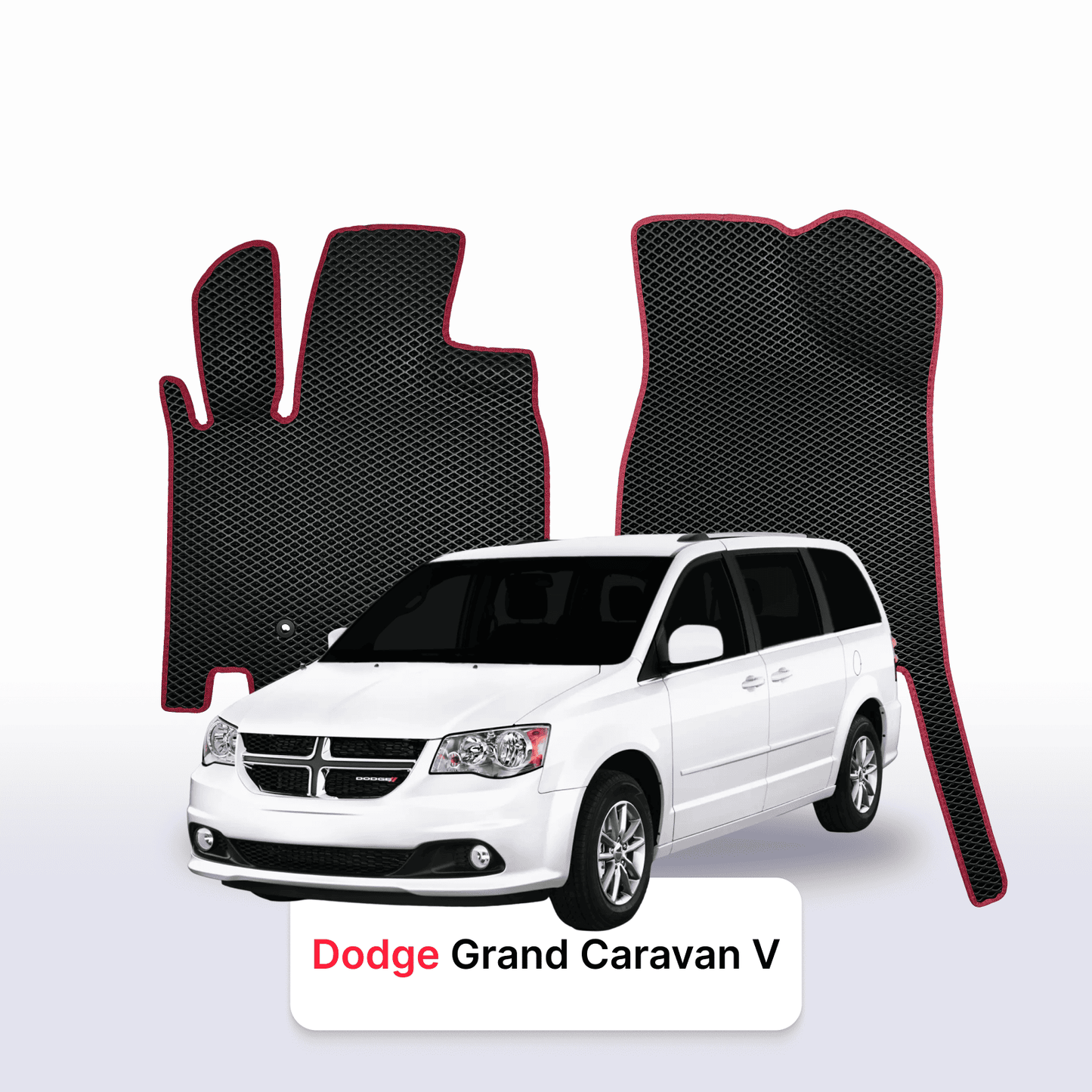 Autokoberce EVAMATS pro Dodge Grand Caravan 5 gen 2007-2020 rok MINIVAN