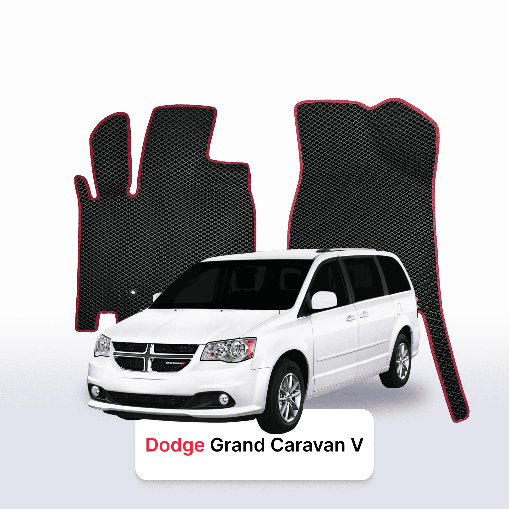 Autokoberce EVAMATS pro Dodge Grand Caravan 5 gen 2007-2020 rok MINIVAN Autokoberce EVAMATS pro Dodge Grand Caravan 5 gen 2007-2020 rok MINIVAN
